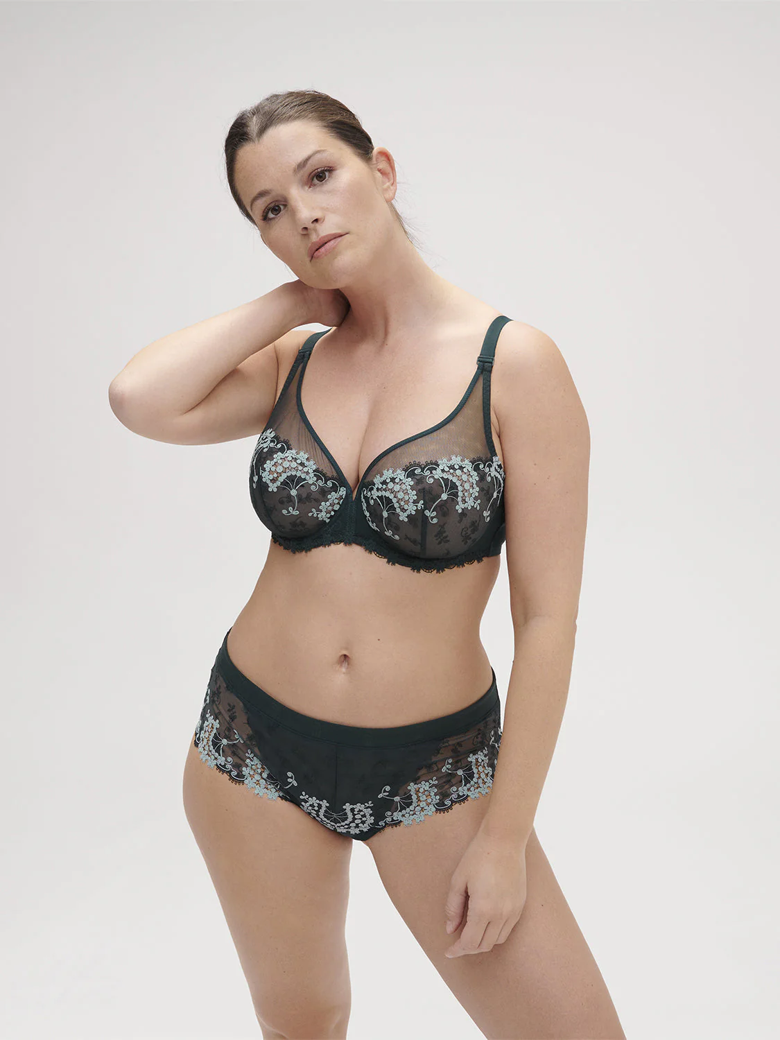 Plunging underwired bra - KolsaĂŻ Green - Image 10