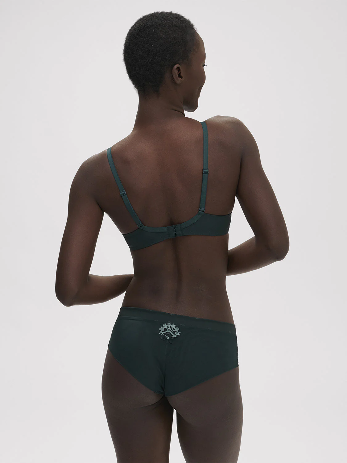 Plunging underwired bra - KolsaĂŻ Green - Image 4