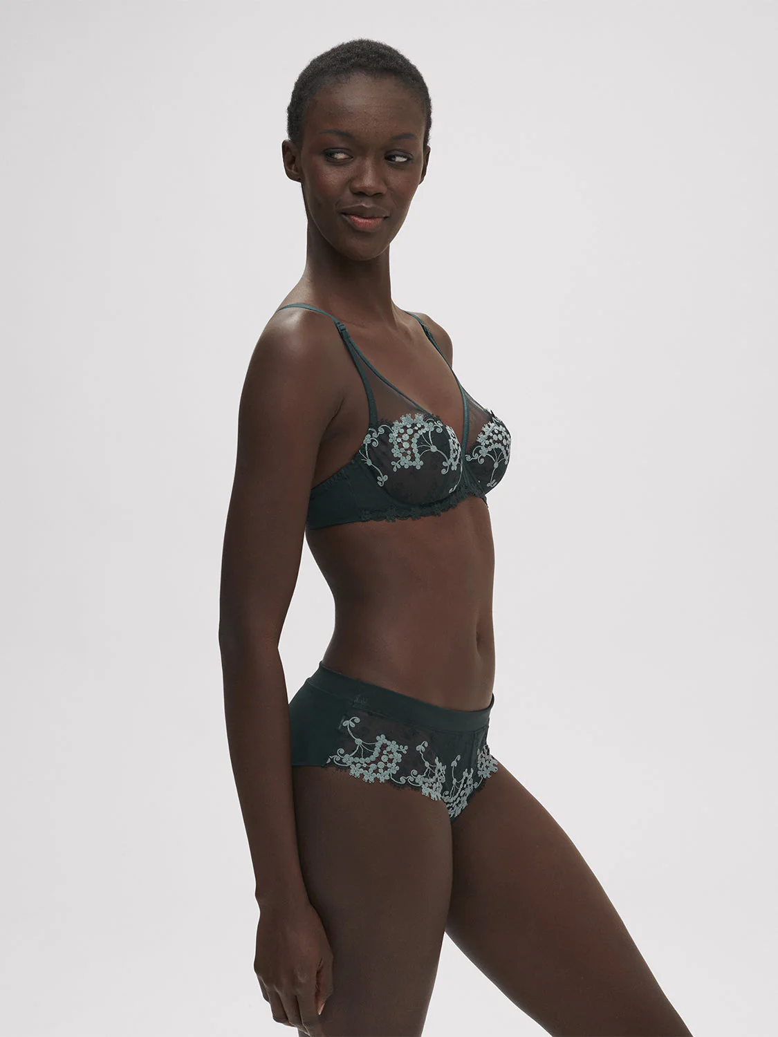 Plunging underwired bra - KolsaĂŻ Green - Image 5