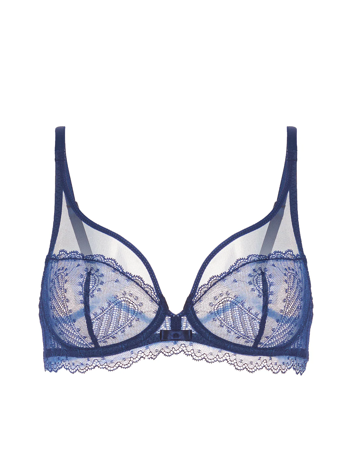 Plunging underwired bra - Midnight - Image 14