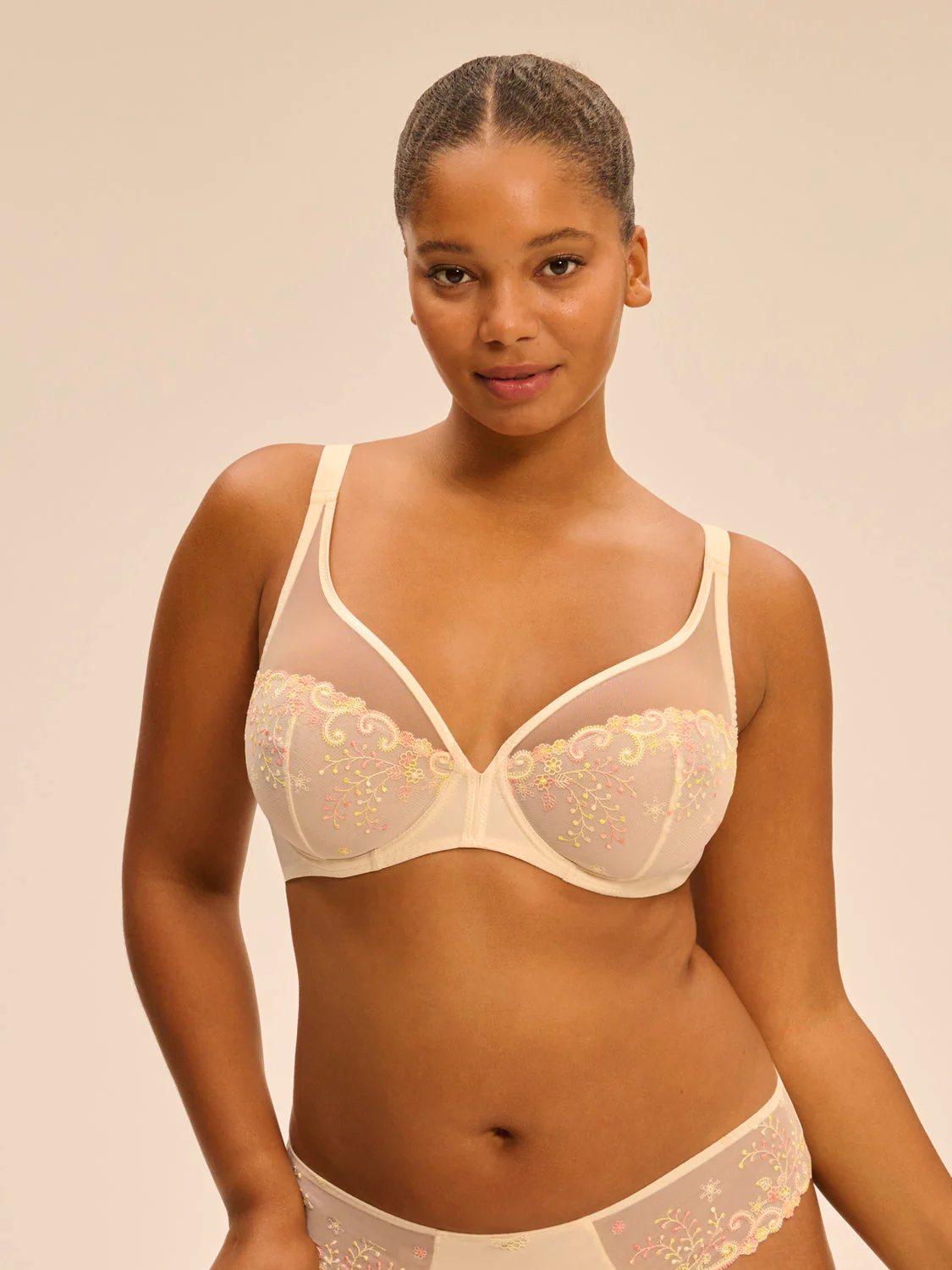 Plunging underwired bra - Pampa - Image 7