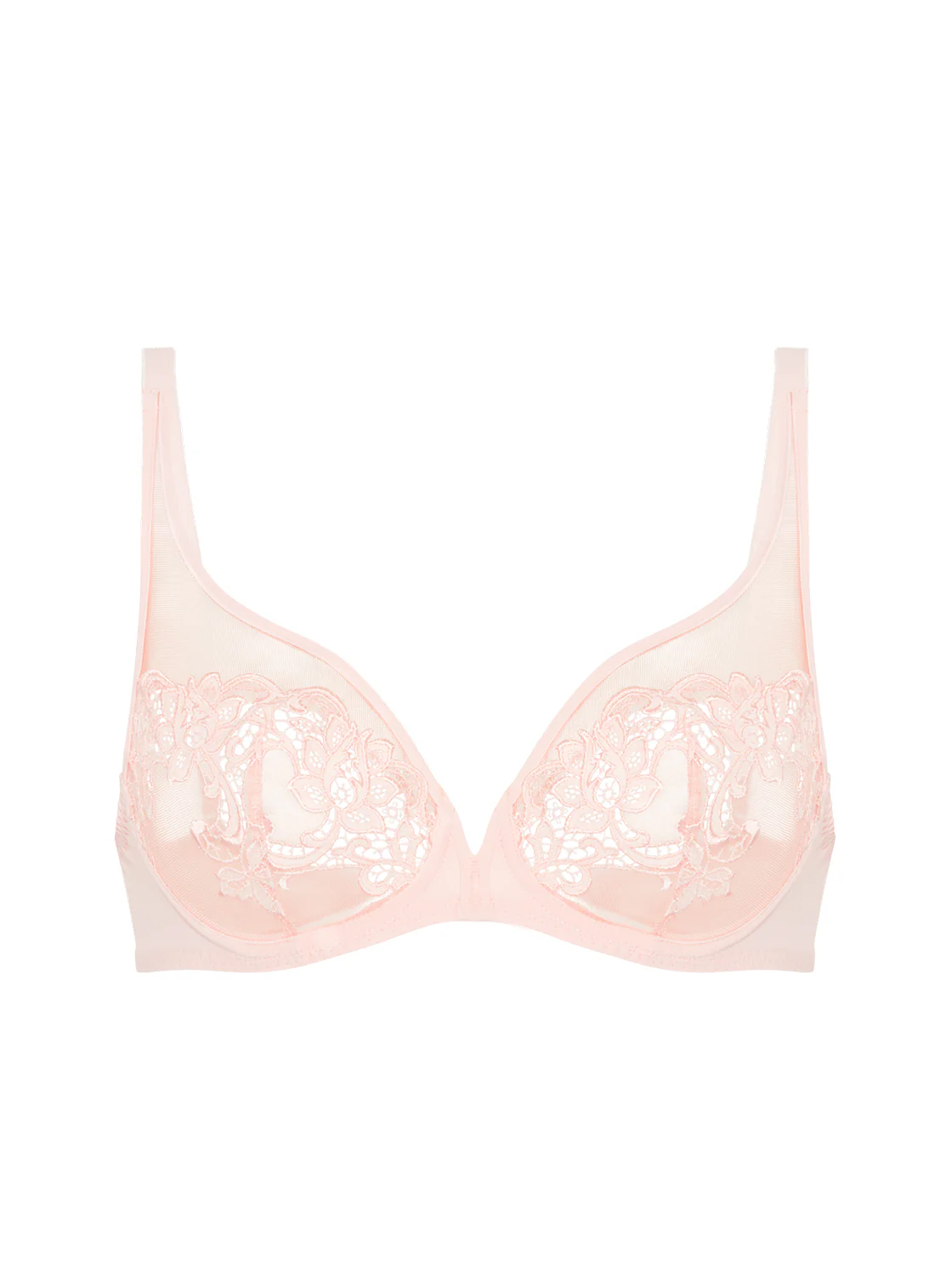 Plunging underwired bra - Pink Nude - Image 10