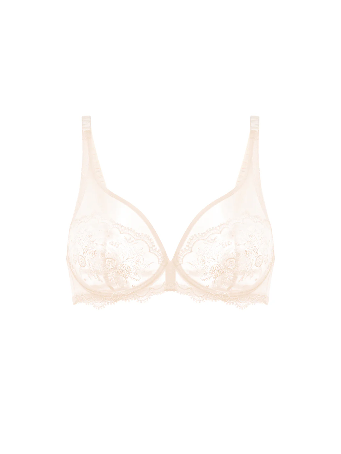 Plunging underwired bra - Sakura pink - Image 12