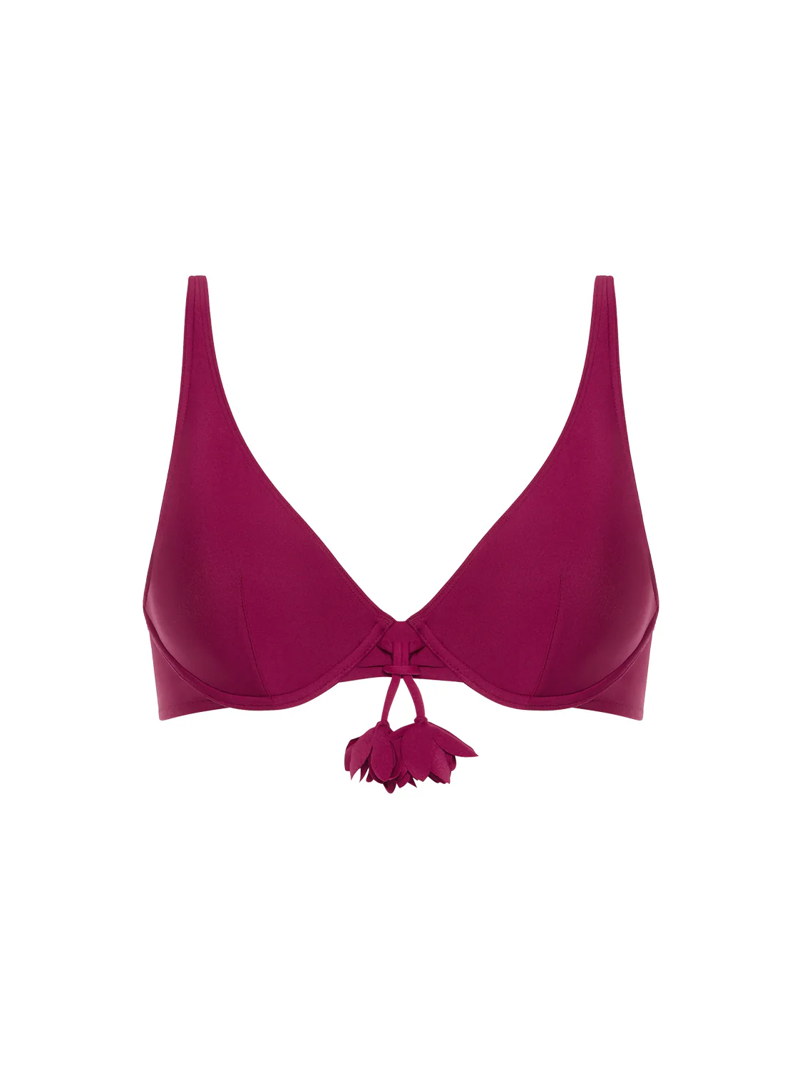 Push-up bikini top - Cranberry - Image 7