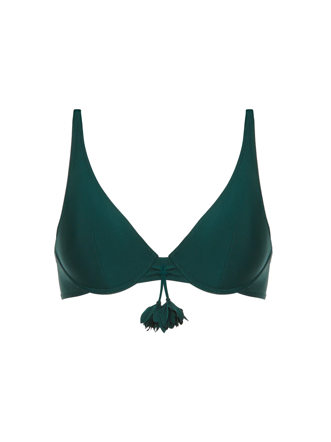 Push-up bikini top - Tropical Green - Image 7