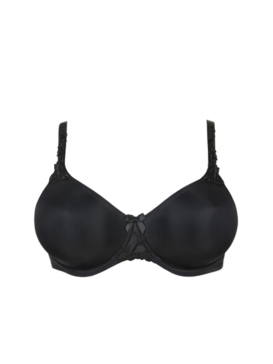 Rigid moulded bra - Black - Image 11
