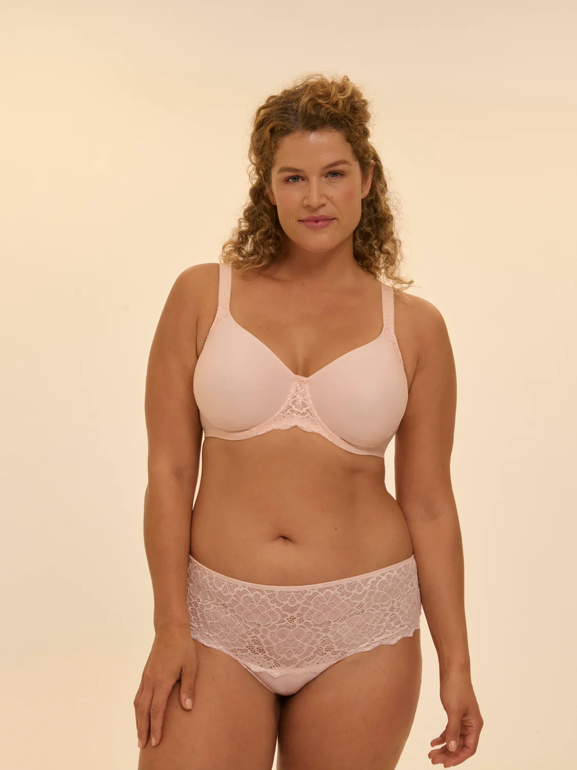 Rigid moulded bra - Blush - Image 3