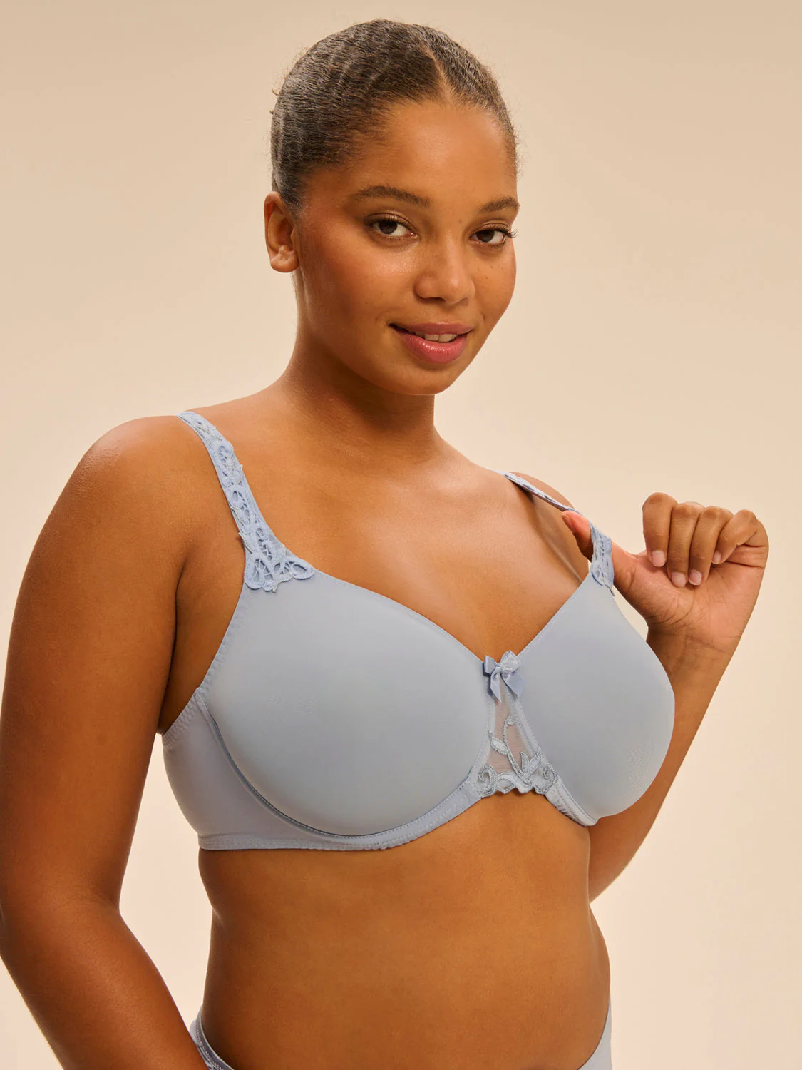Rigid moulded bra - Dream Blue - Image 2