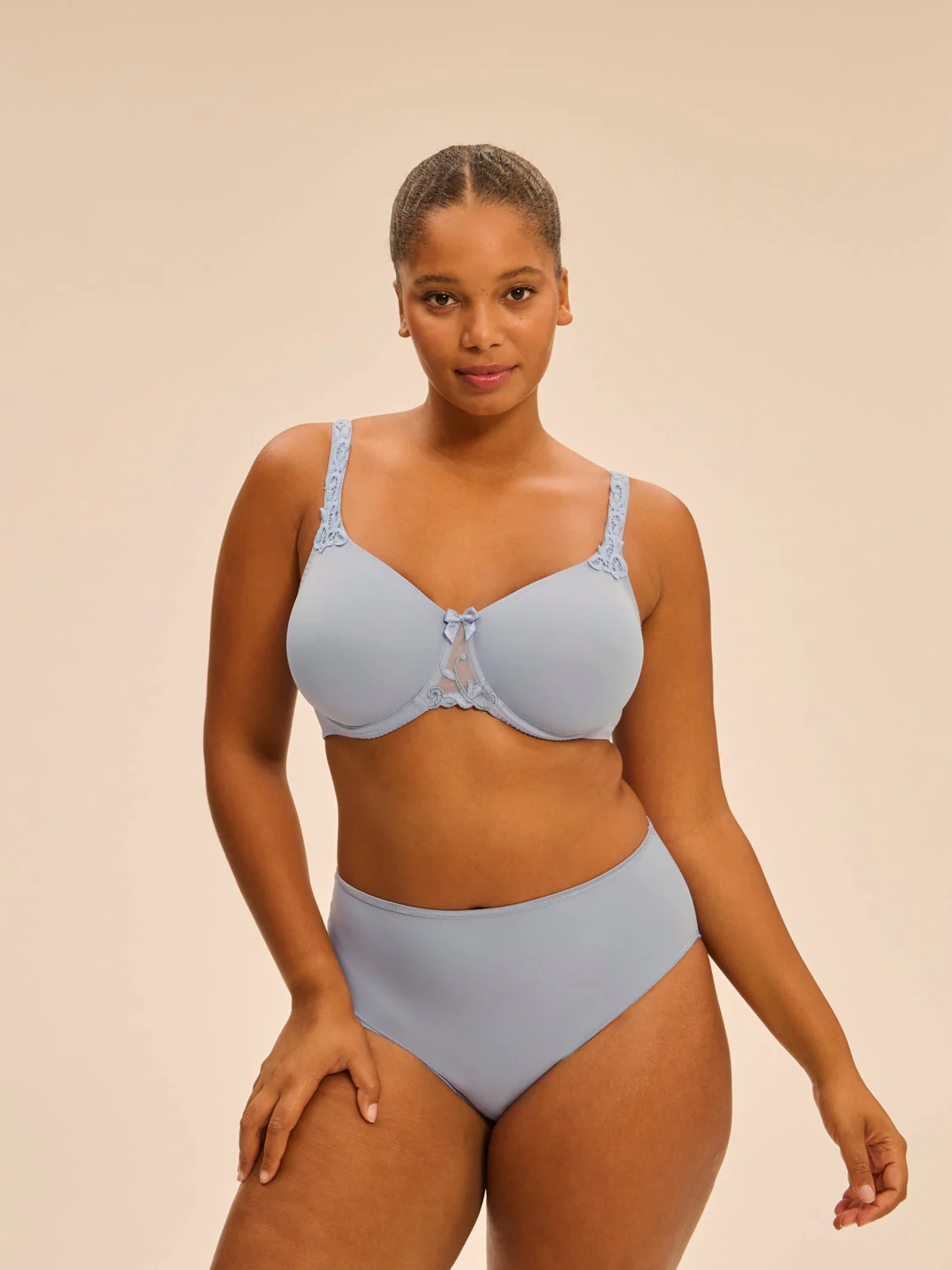 Rigid moulded bra - Dream Blue - Image 4