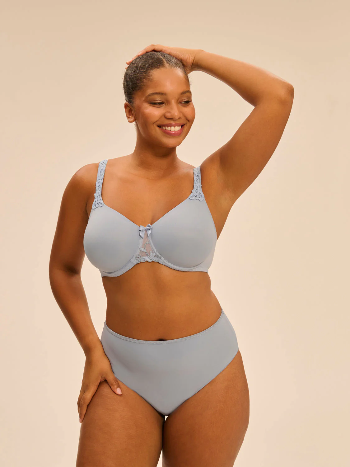 Rigid moulded bra - Dream Blue - Image 5