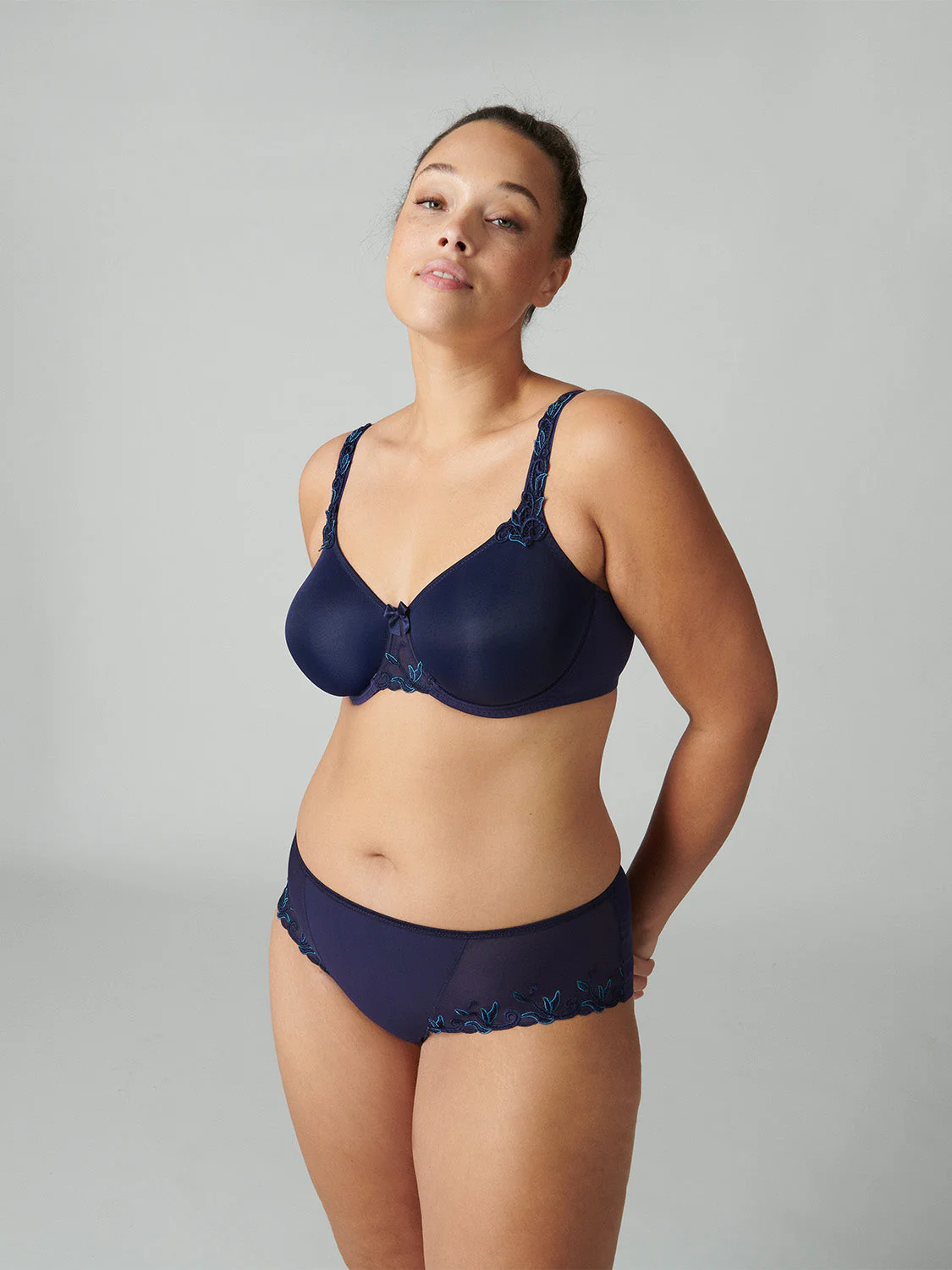 Rigid moulded bra - Midnight - Image 7