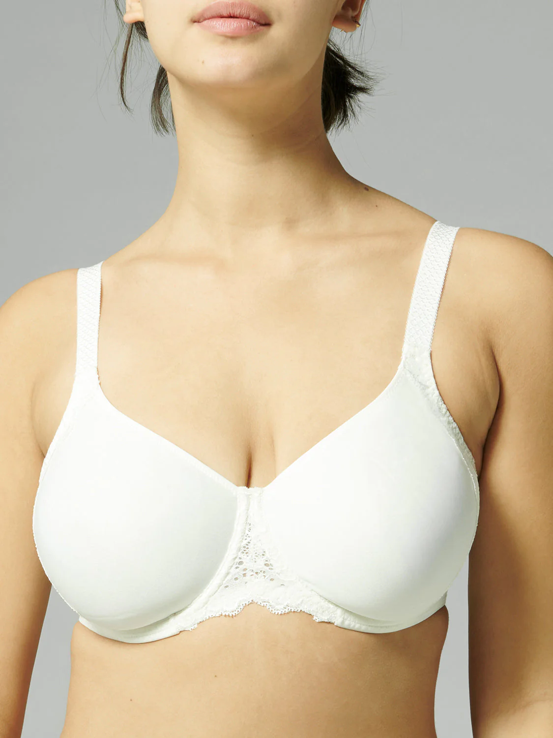 Rigid moulded bra - Natural - Image 3