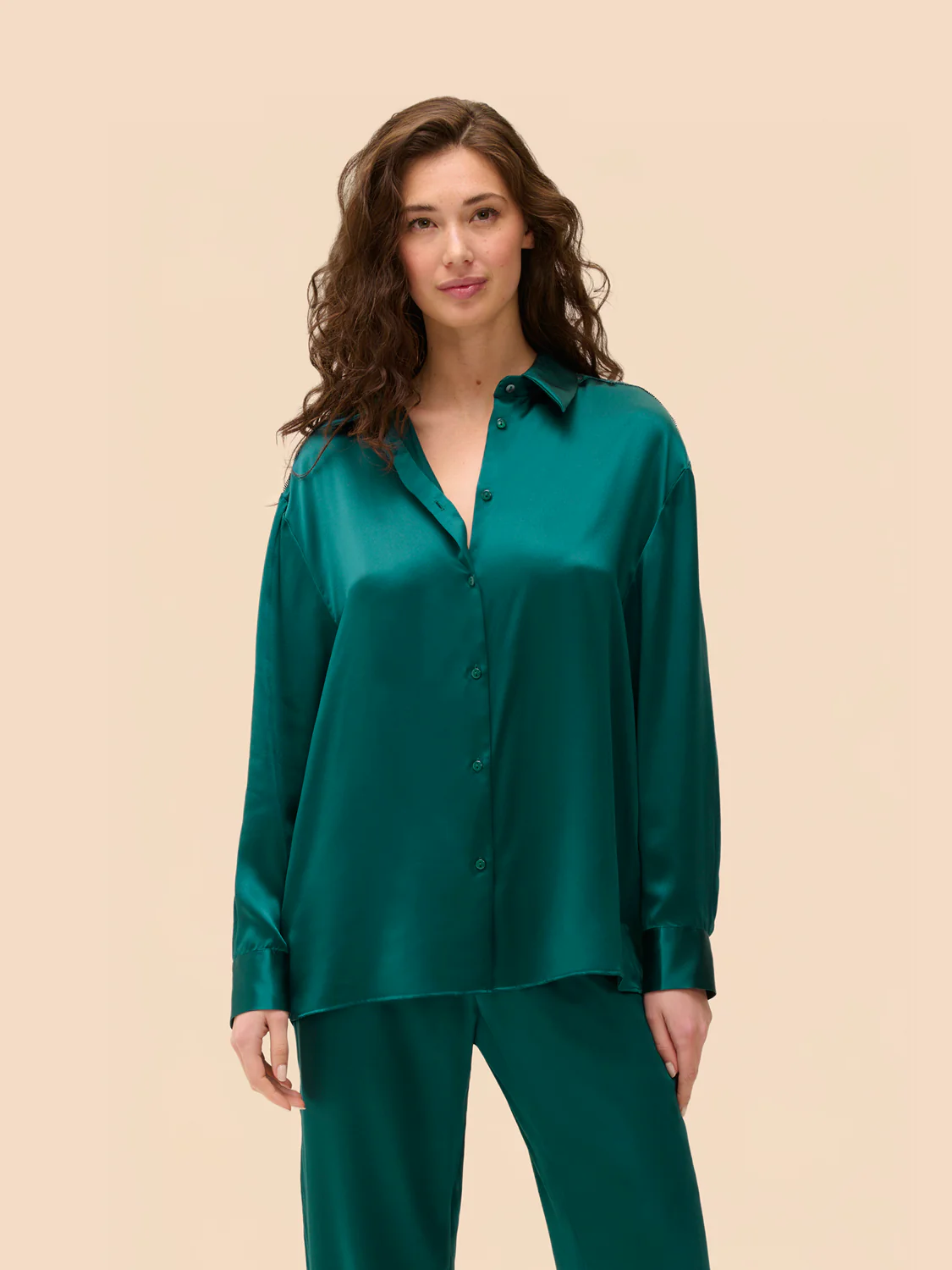 Shirt - Emerald green - Image 2