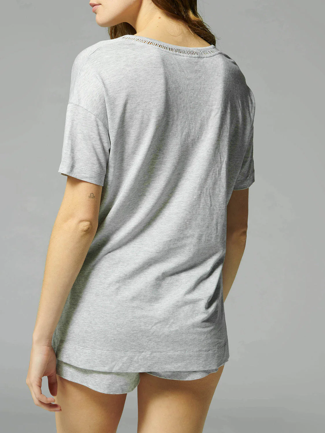 Short Sleeve Top - Mineral grey - Image 4
