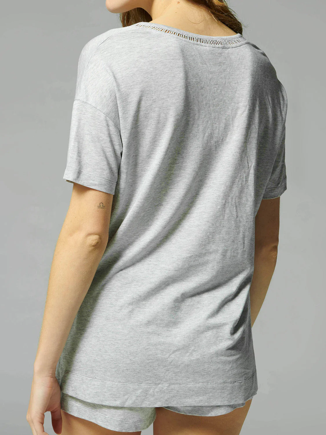Short Sleeve Top - Mineral grey - Image 5