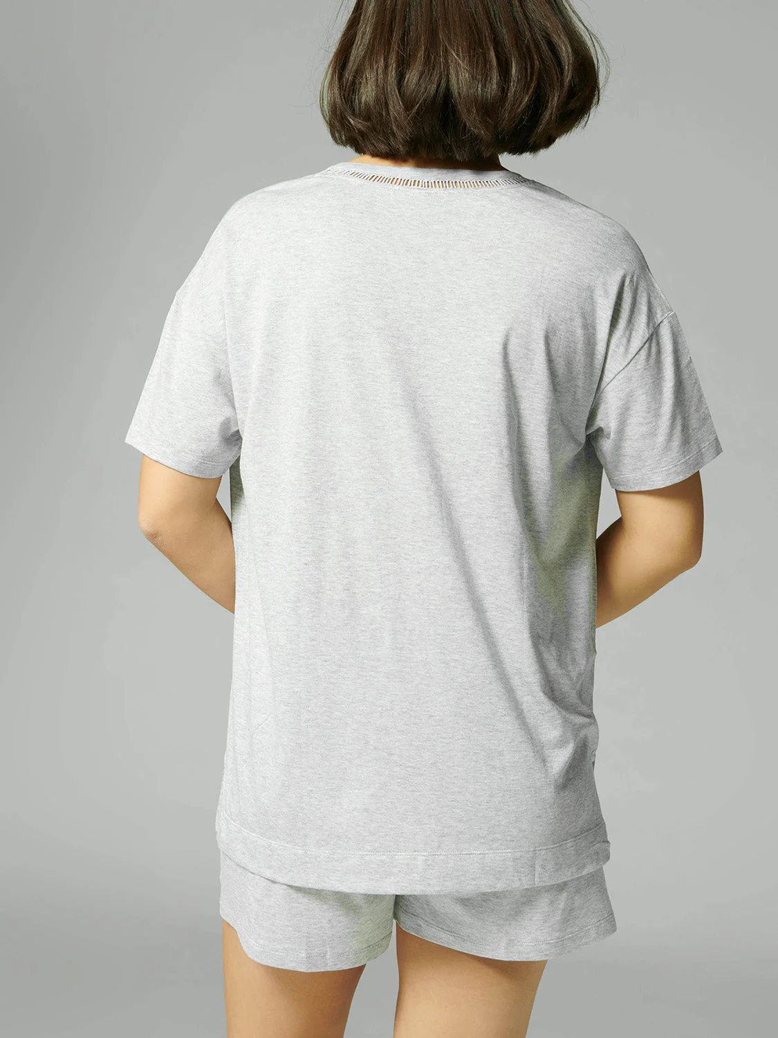 Short Sleeve Top - Mineral grey - Image 9