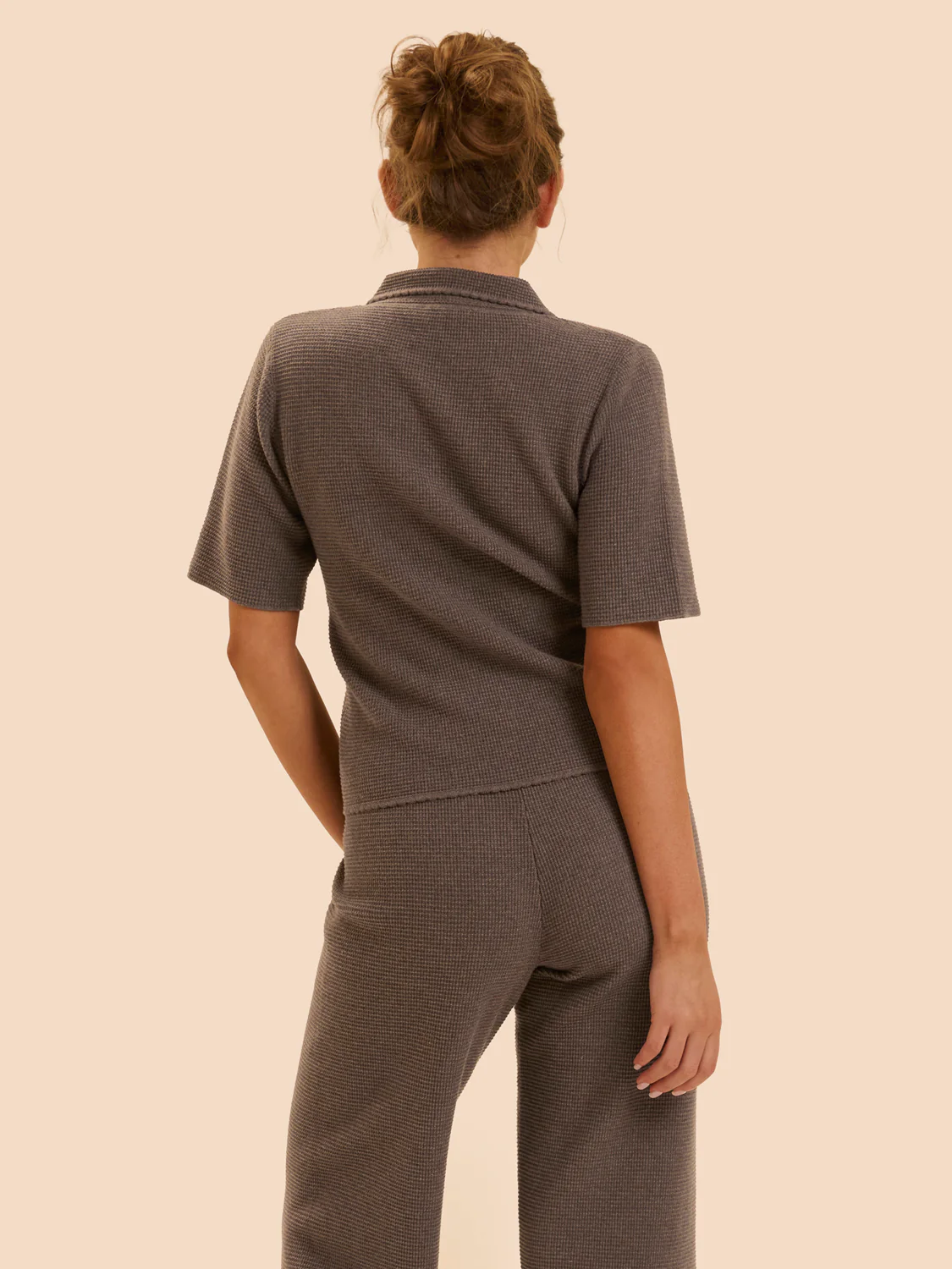 Short sleeves t-shirt - Chestnut - Image 3