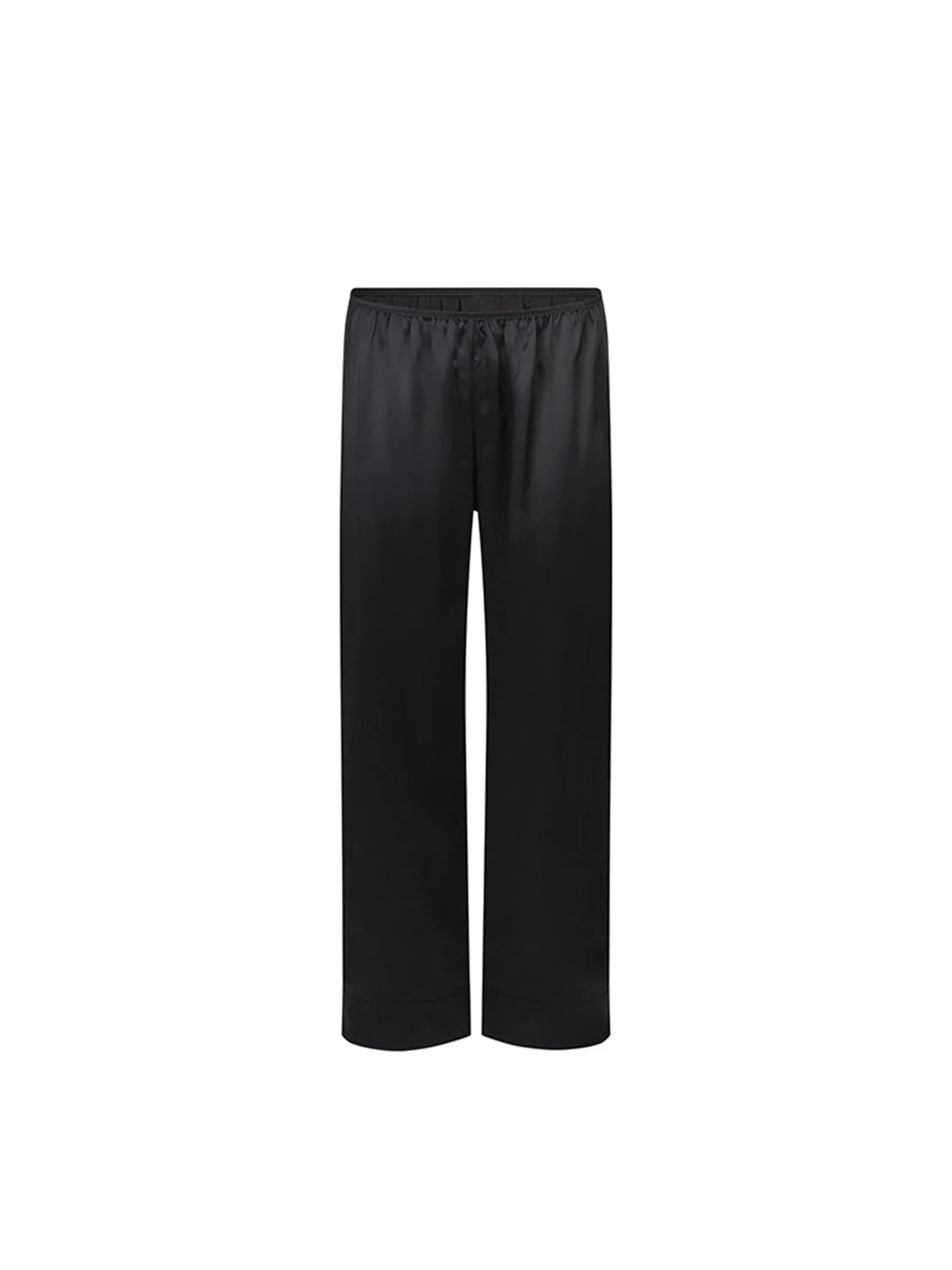Silk trousers - Black - Image 4