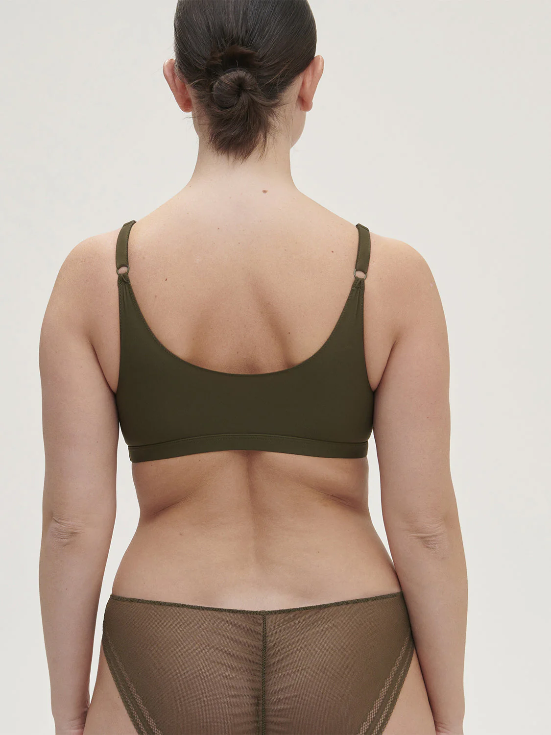 Soft cup triangle bra - Adventure Green - Image 8