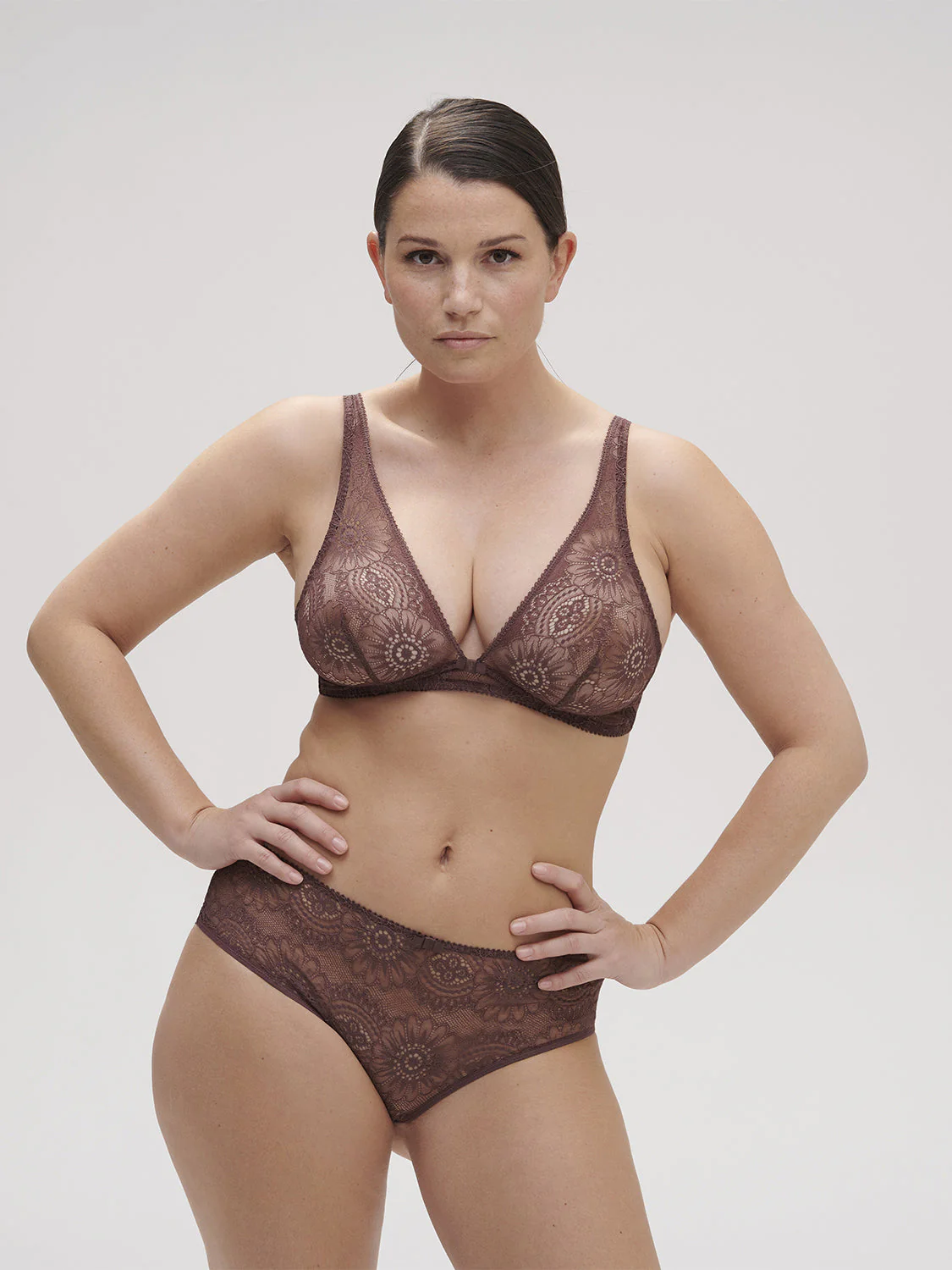 Soft cup triangle bra - Byzantine - Image 3