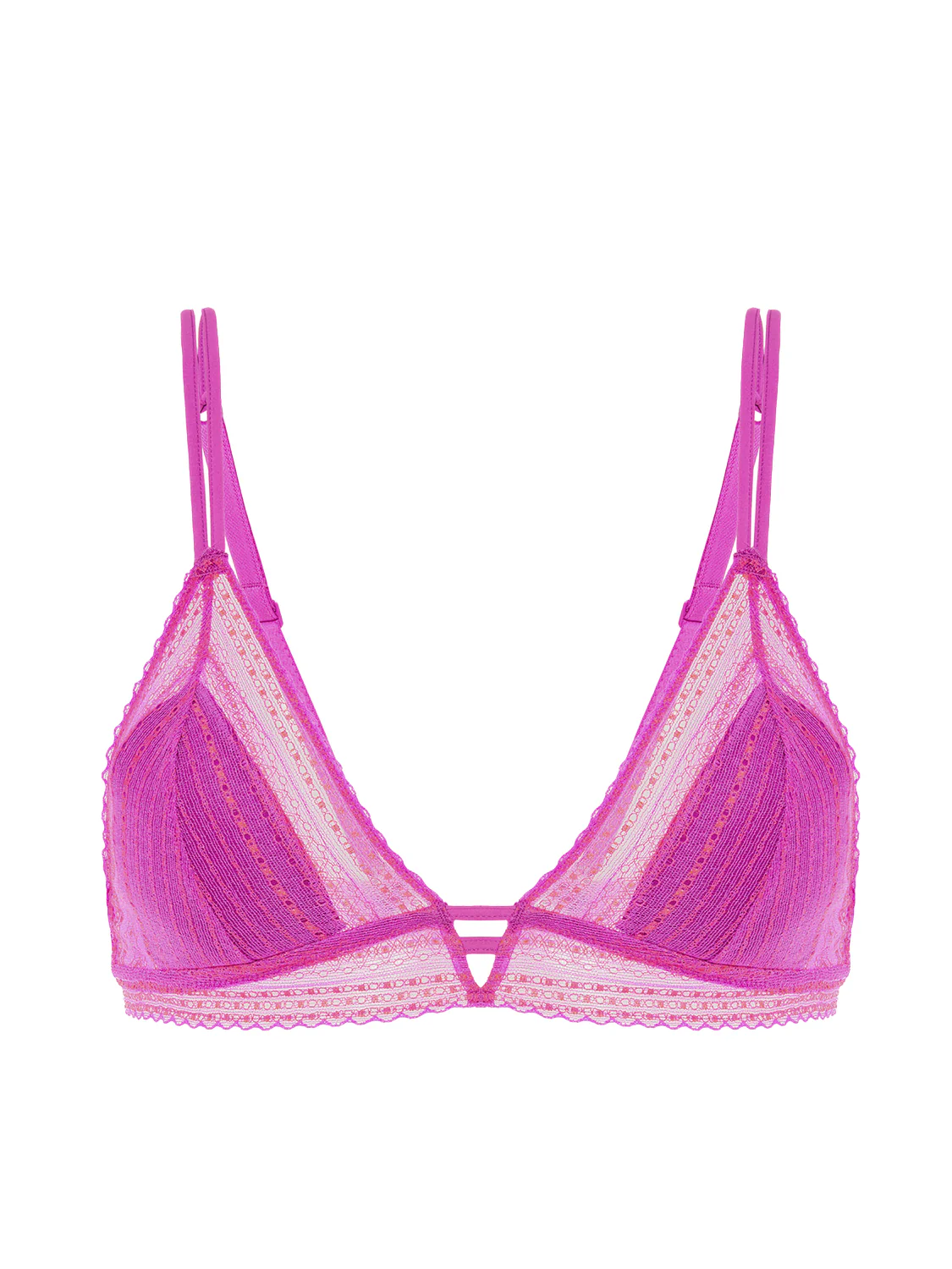 Soft cup triangle bra - Energy Pink - Image 6