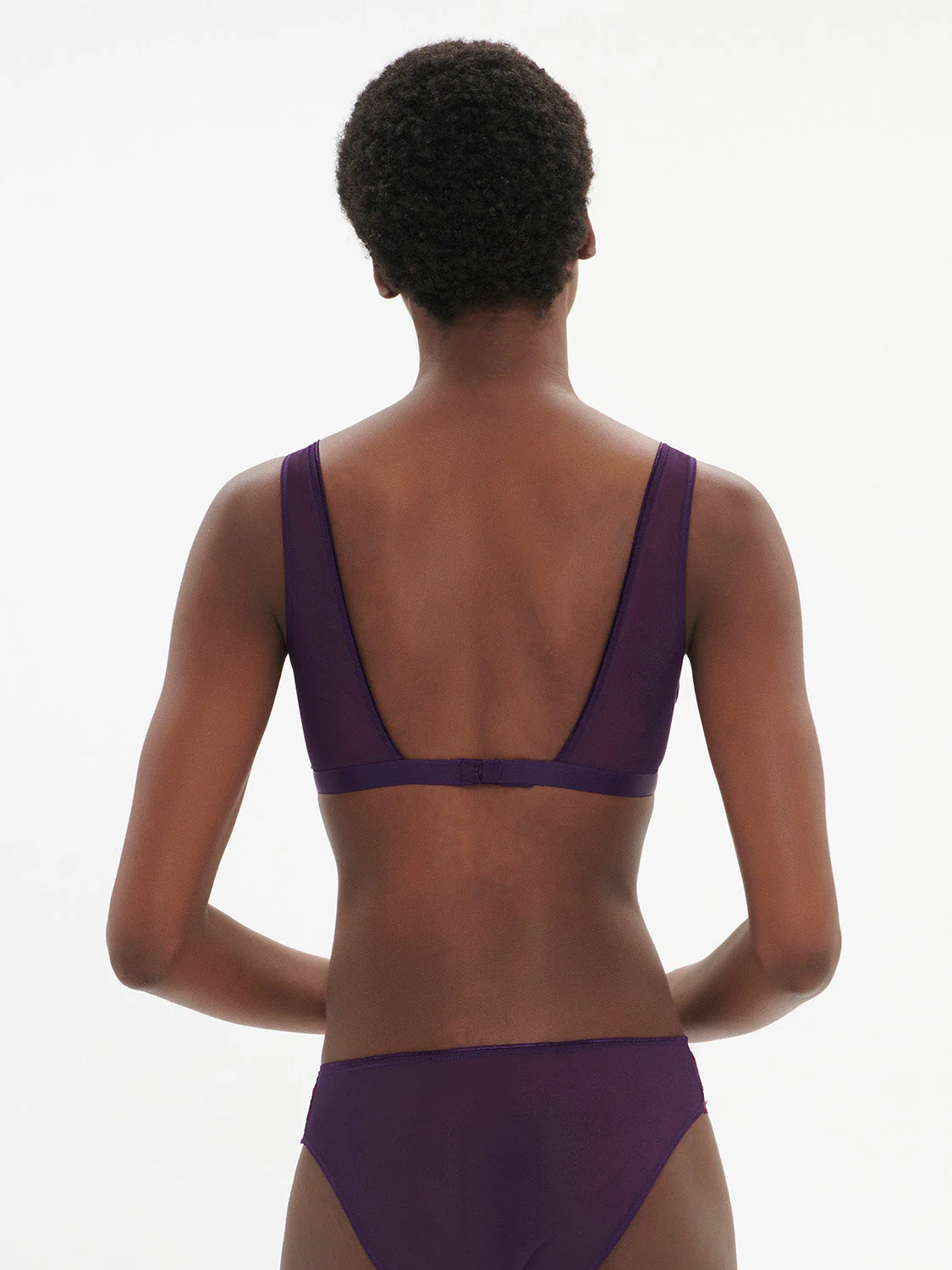 Soft cup triangle bra - Euphoria Purple - Image 3