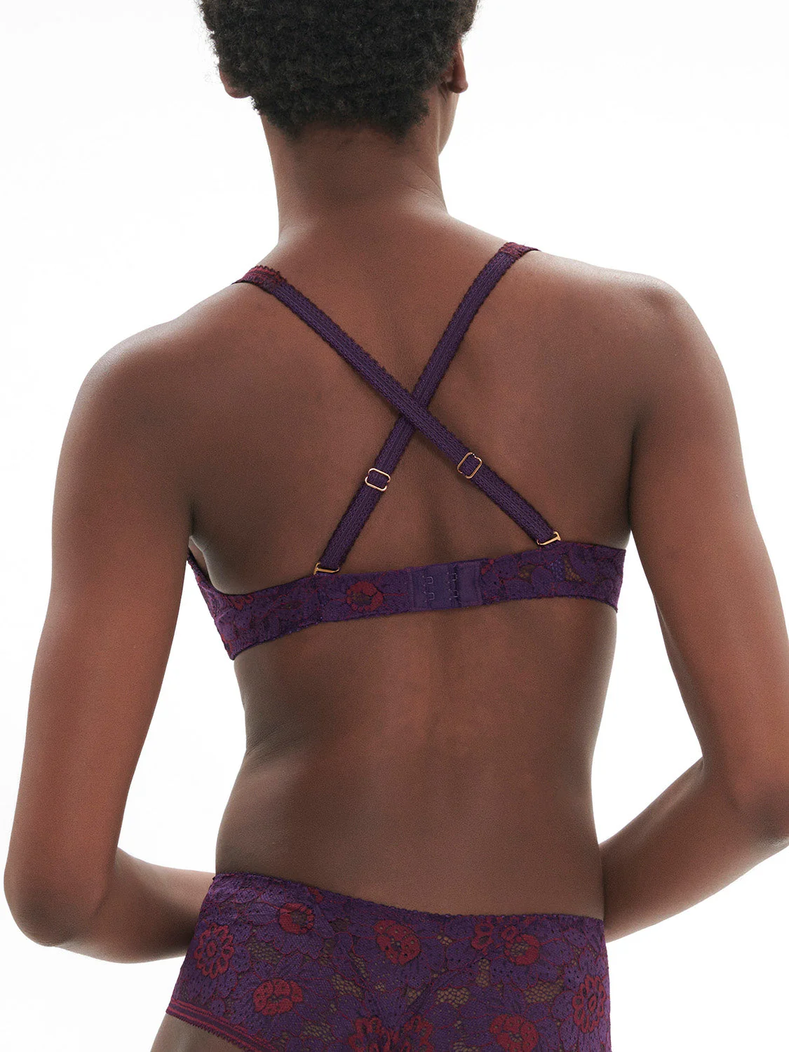 Soft cup triangle bra - Euphoria Purple - Image 5