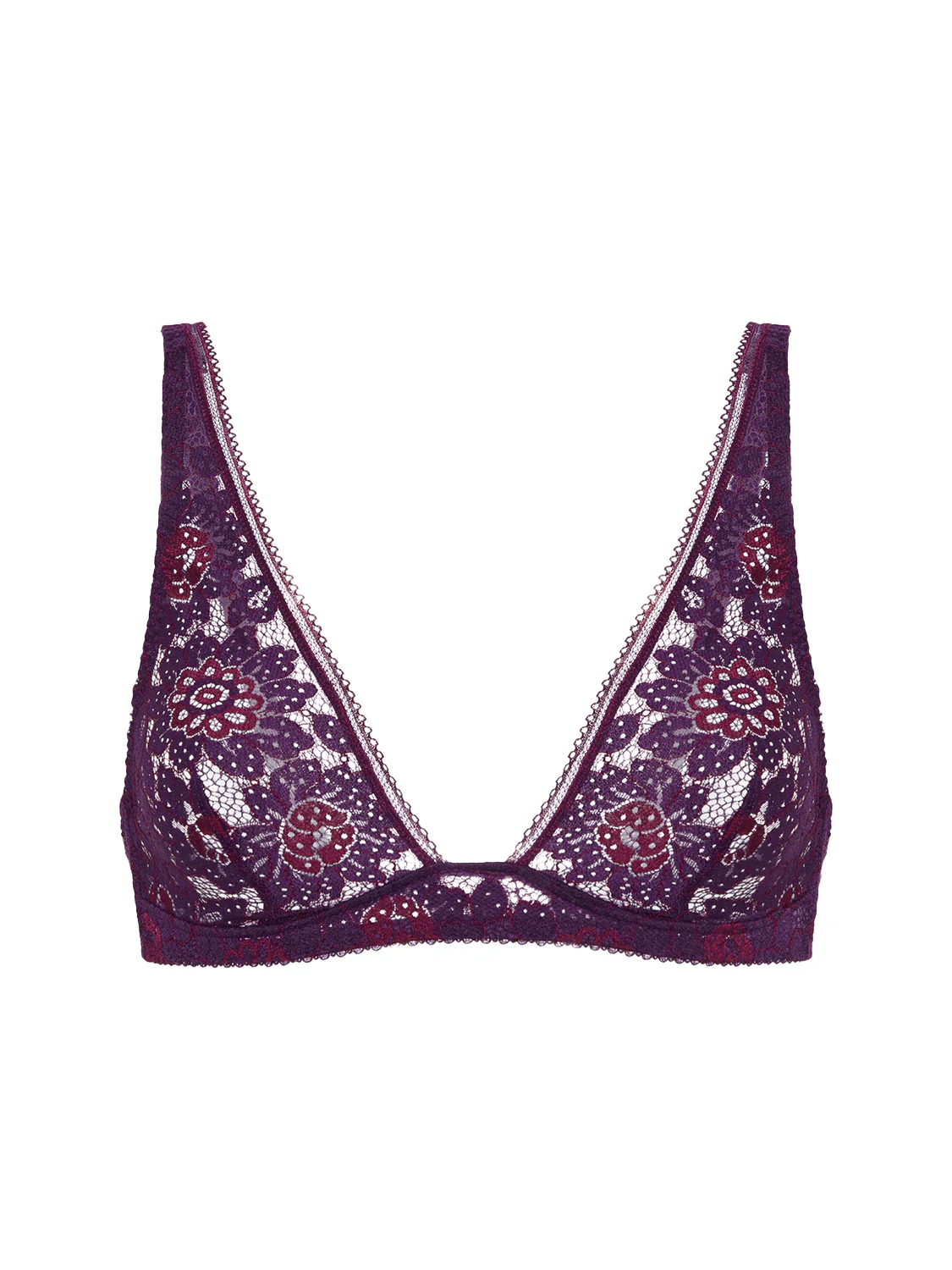 Soft cup triangle bra - Euphoria Purple - Image 7