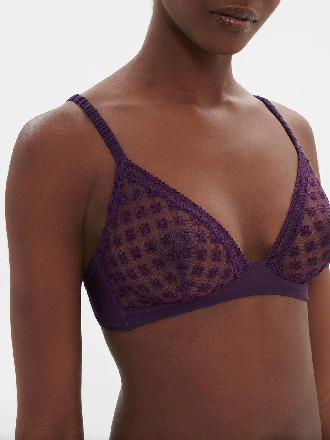 Soft cup triangle bra - Euphoria Purple - Image 3