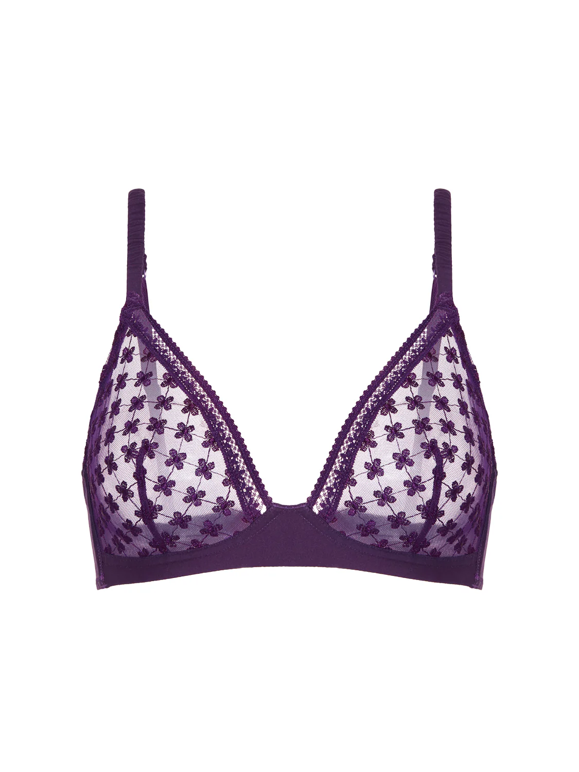 Soft cup triangle bra - Euphoria Purple - Image 6