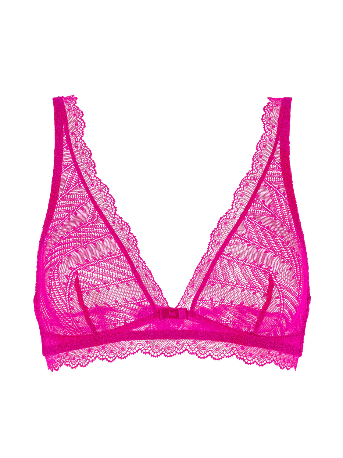 Soft cup triangle bra - Hibiscus Pink - Image 6