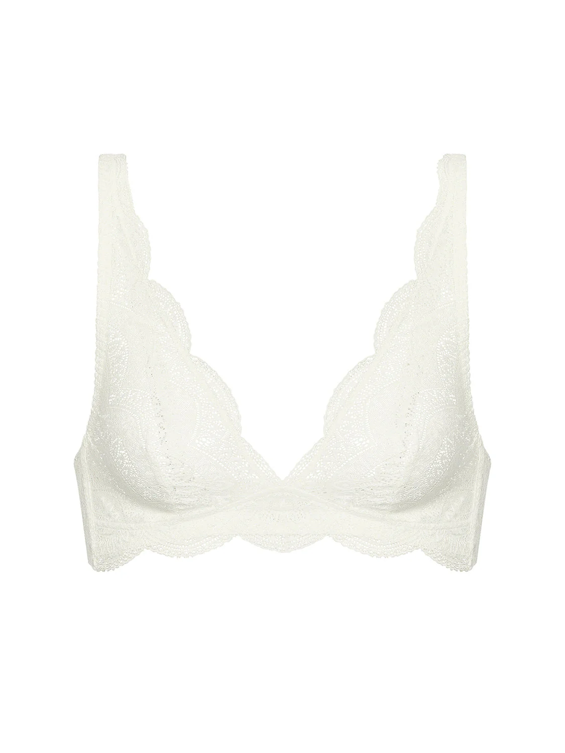 Soft cup triangle bra - Natural - Image 5