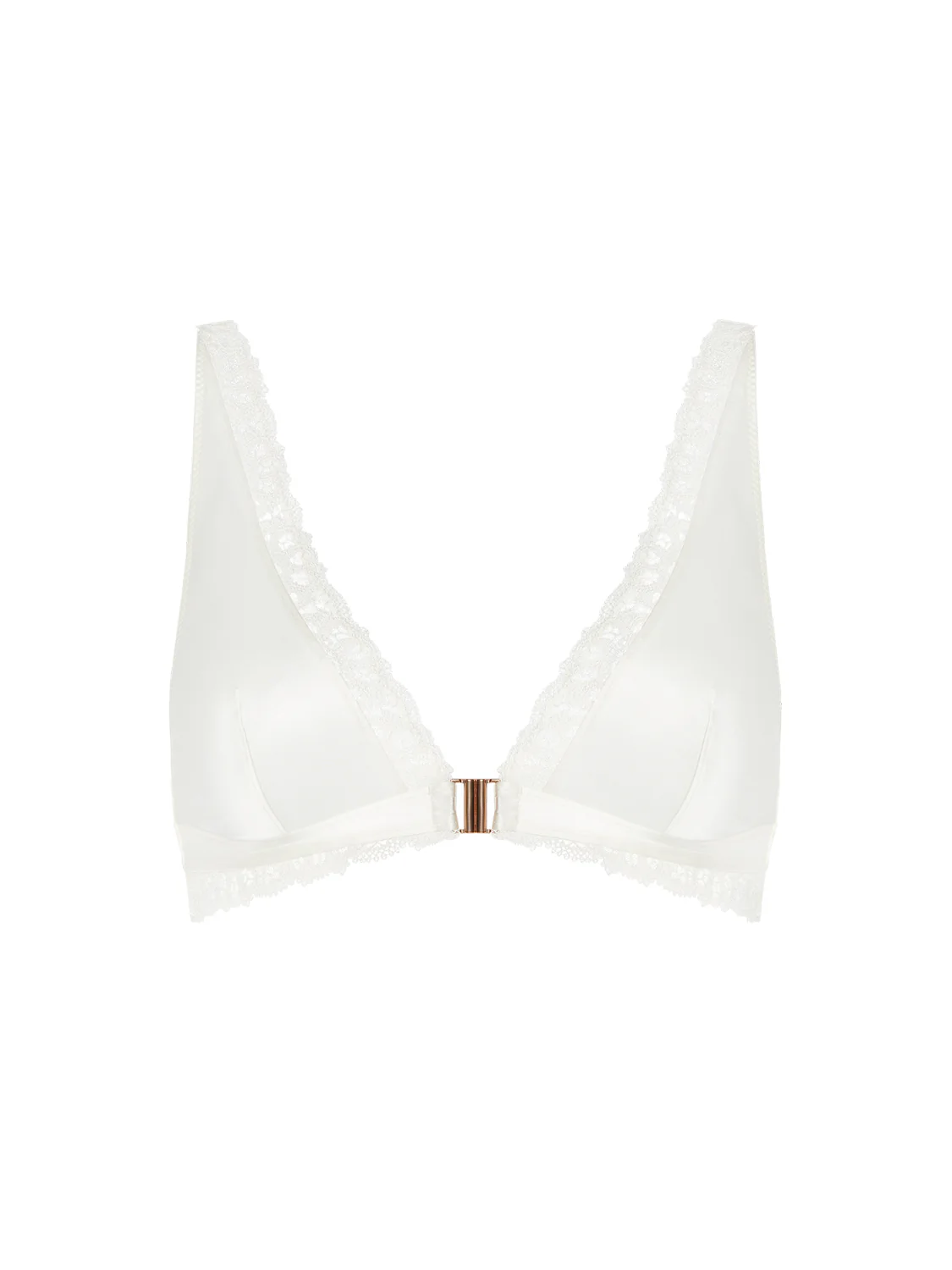 Soft cup triangle bra - Natural - Image 12