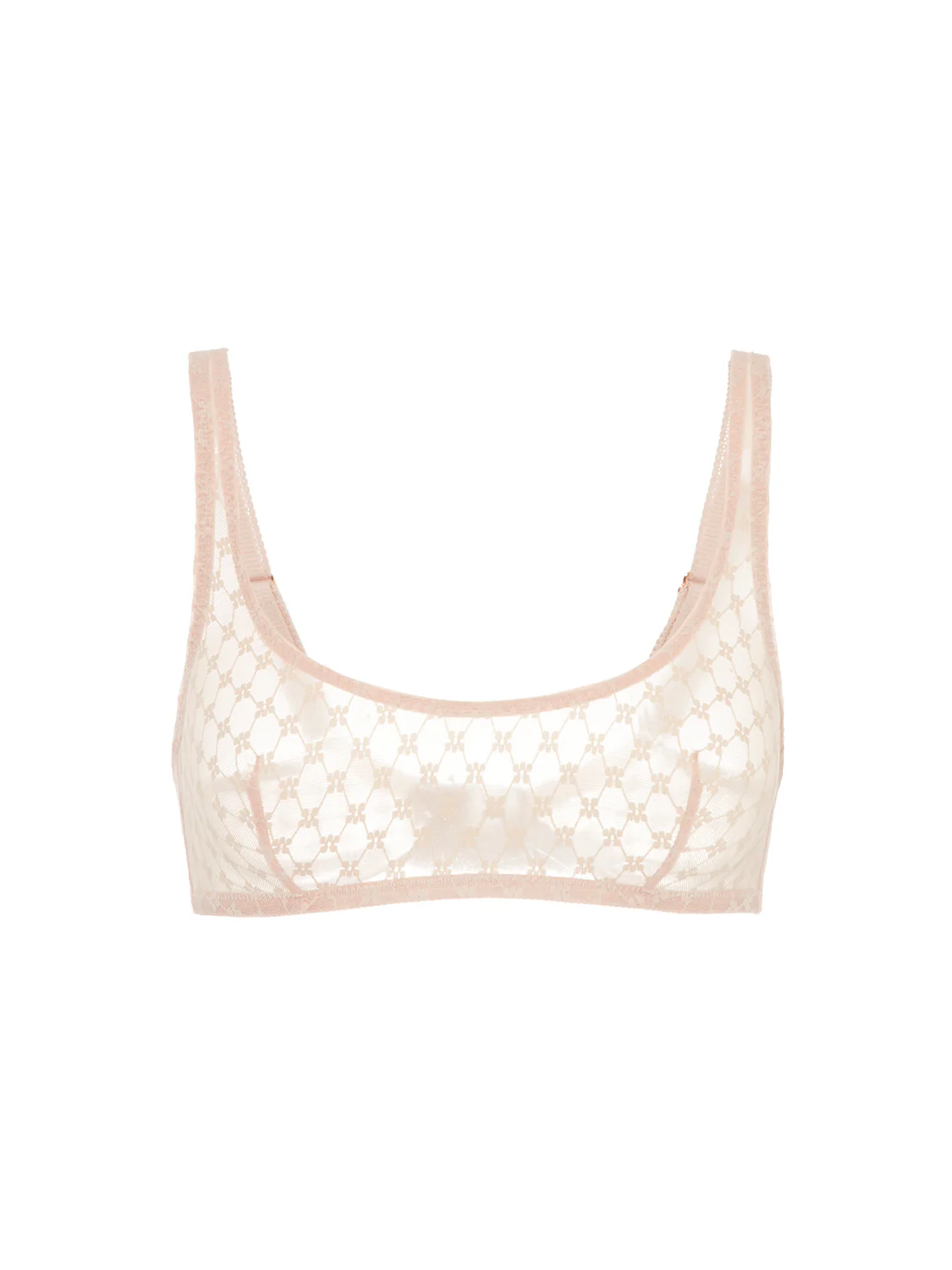 Soft cup triangle bra - Peau rosée - Image 10