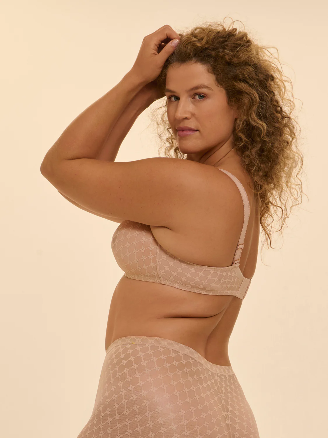 Soft cup triangle bra - Peau rosée - Image 6