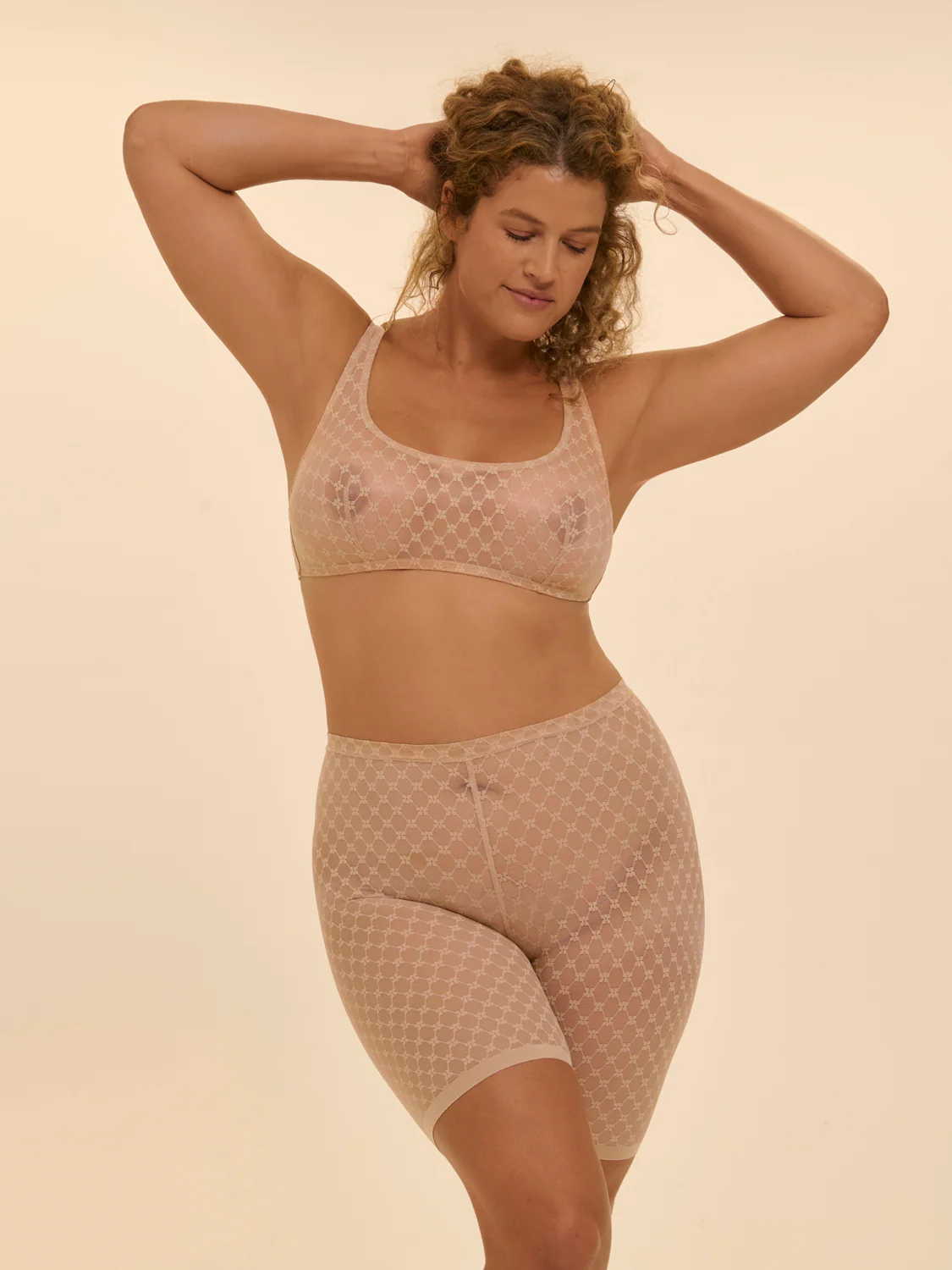 Soft cup triangle bra - Peau rosée - Image 7