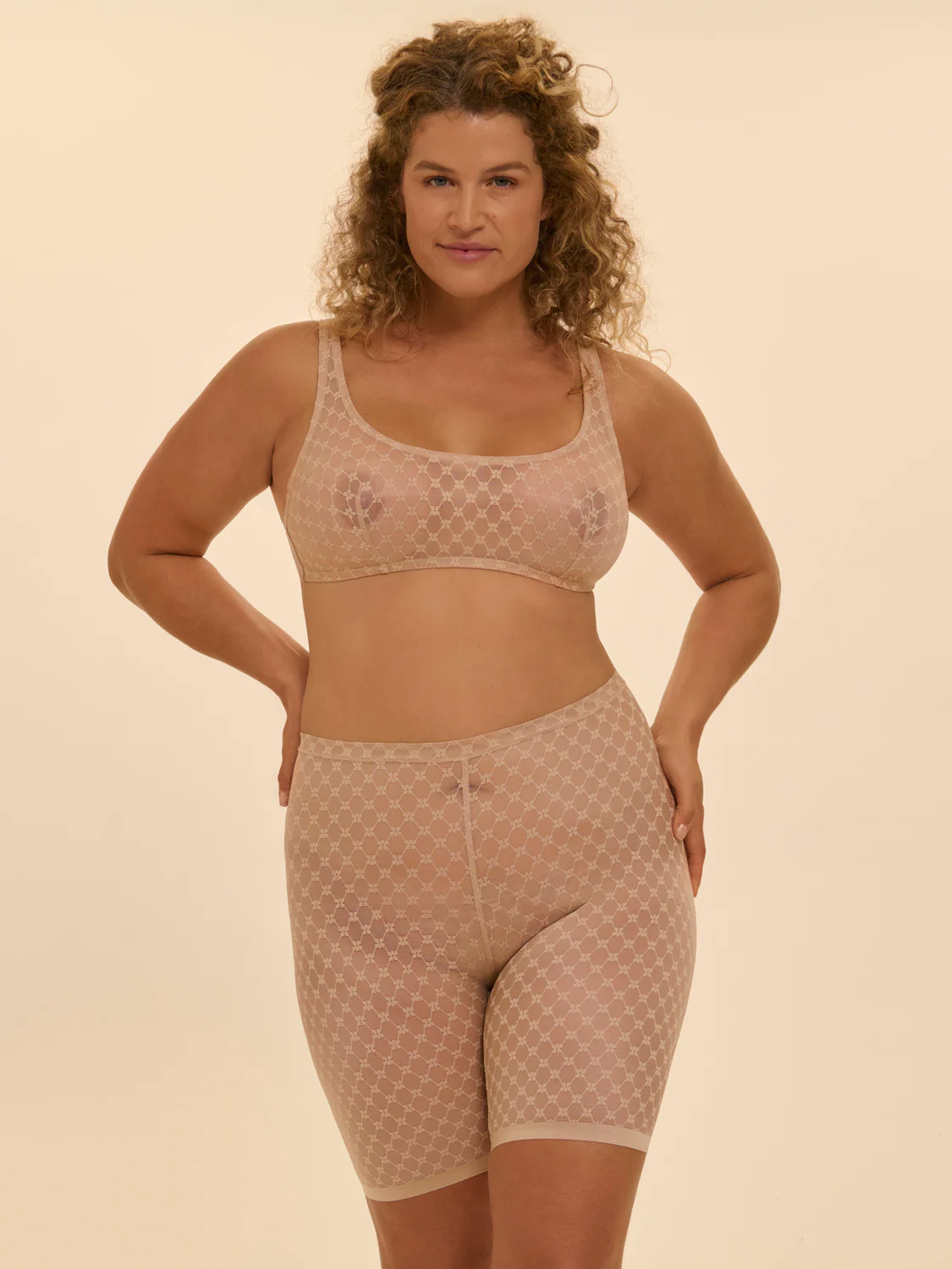 Soft cup triangle bra - Peau rosée - Image 8