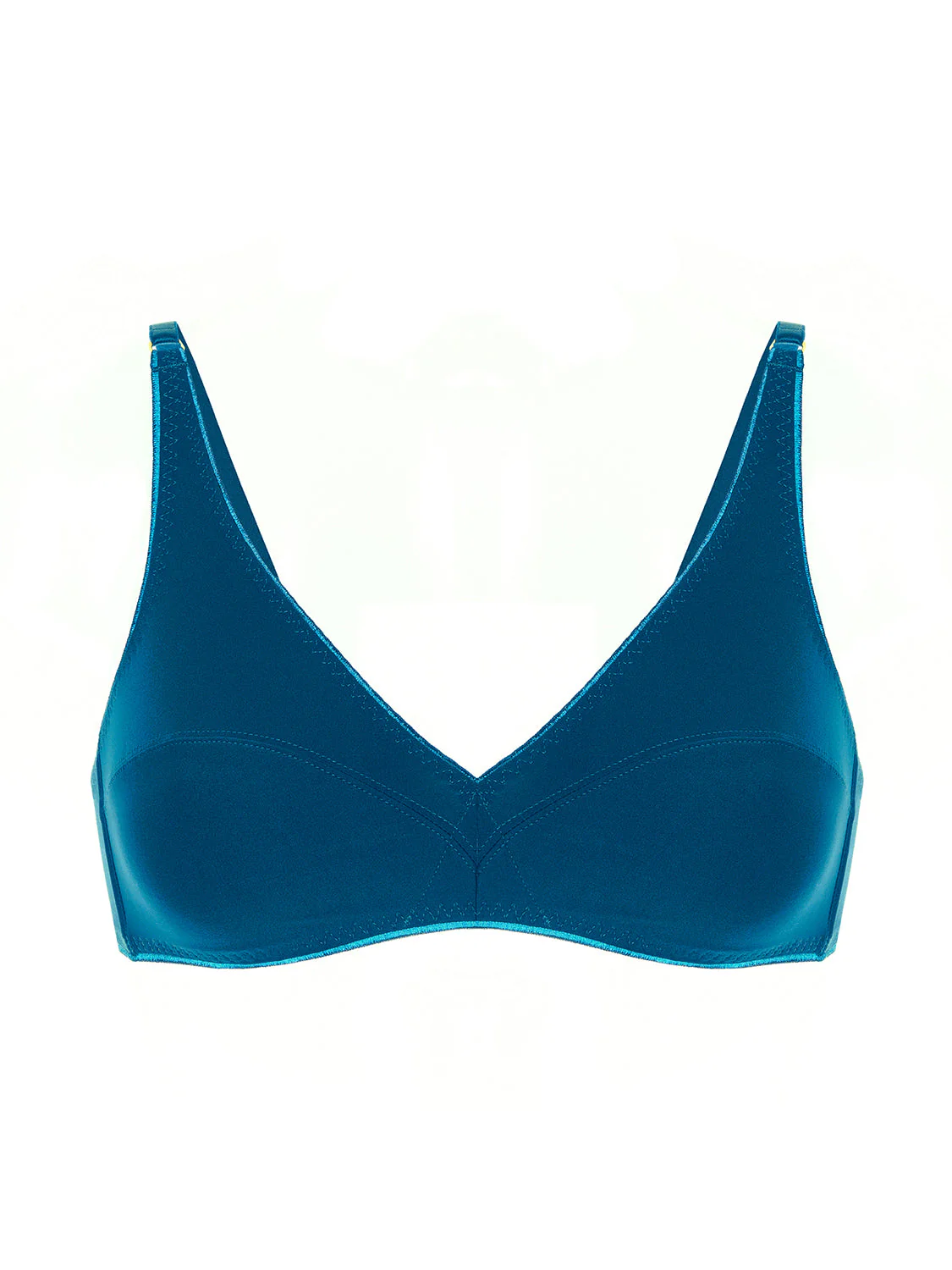 Soft cup triangle bra - Poseidon Blue - Image 12