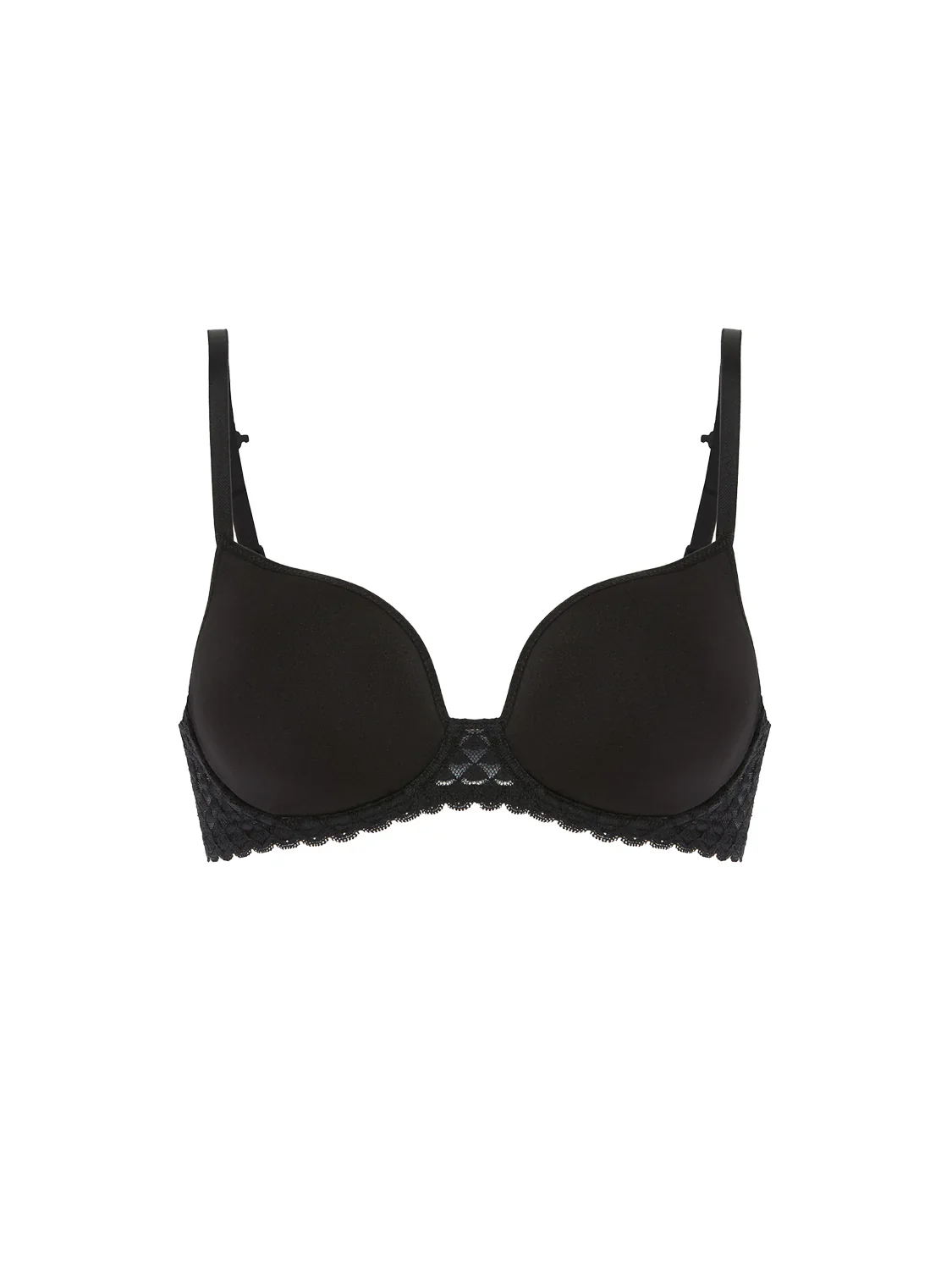 Spacer plunge bra - Black - Image 11
