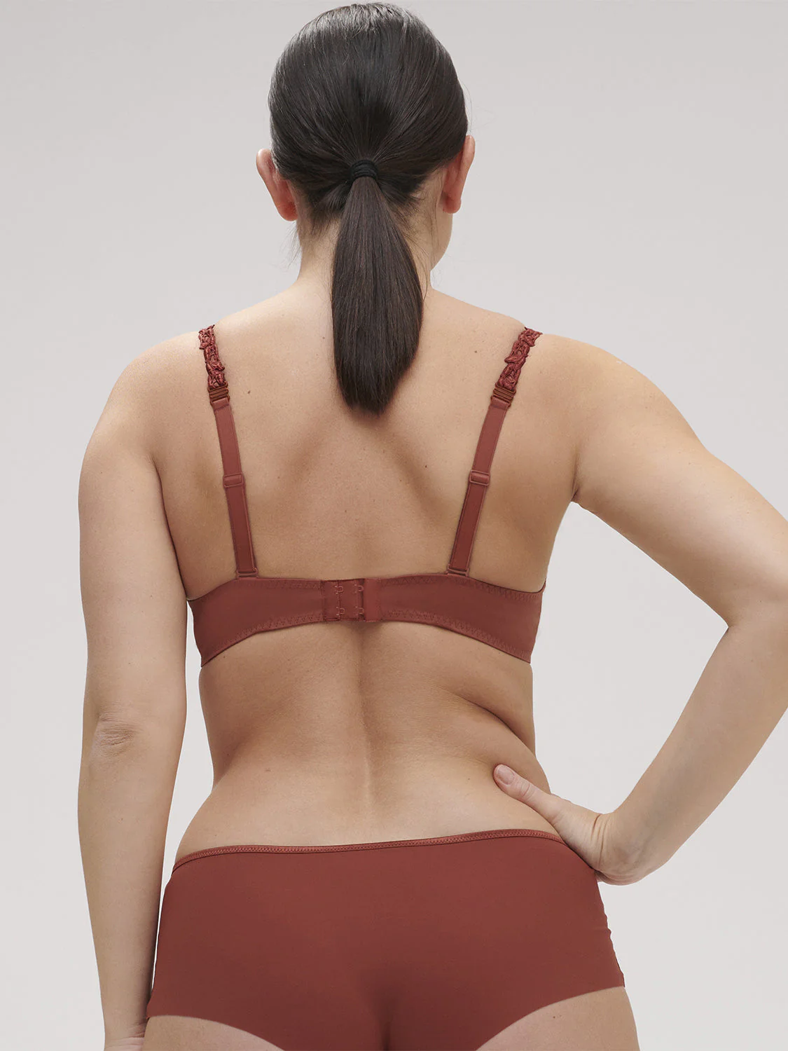 Spacer plunge bra - Canyon Brown - Image 10