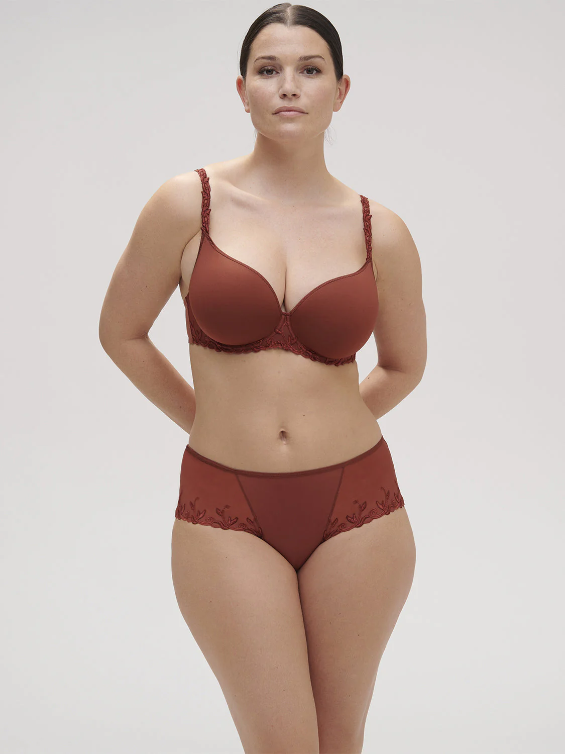 Spacer plunge bra - Canyon Brown - Image 13