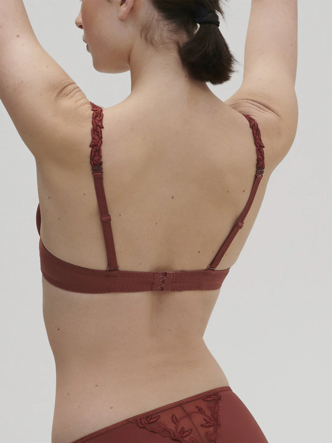 Spacer plunge bra - Canyon Brown - Image 2