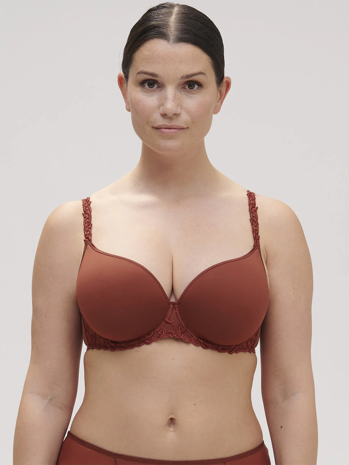 Spacer plunge bra - Canyon Brown - Image 9