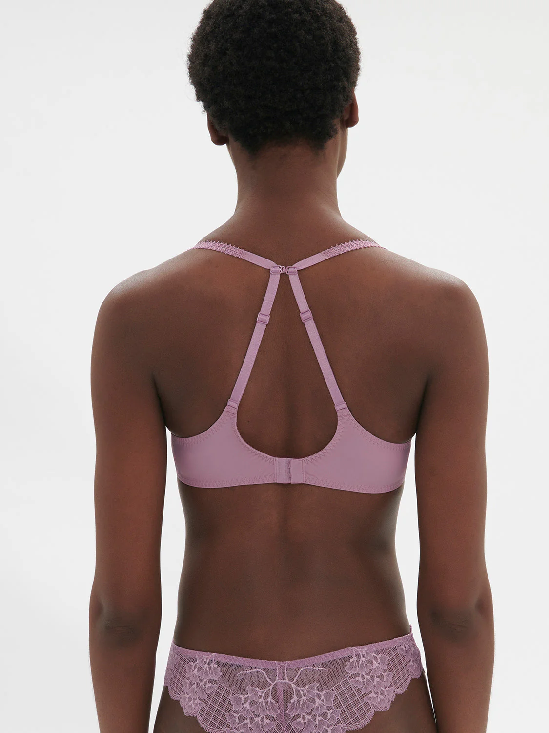 Spacer plunge bra - Glamourous Mauve - Image 4