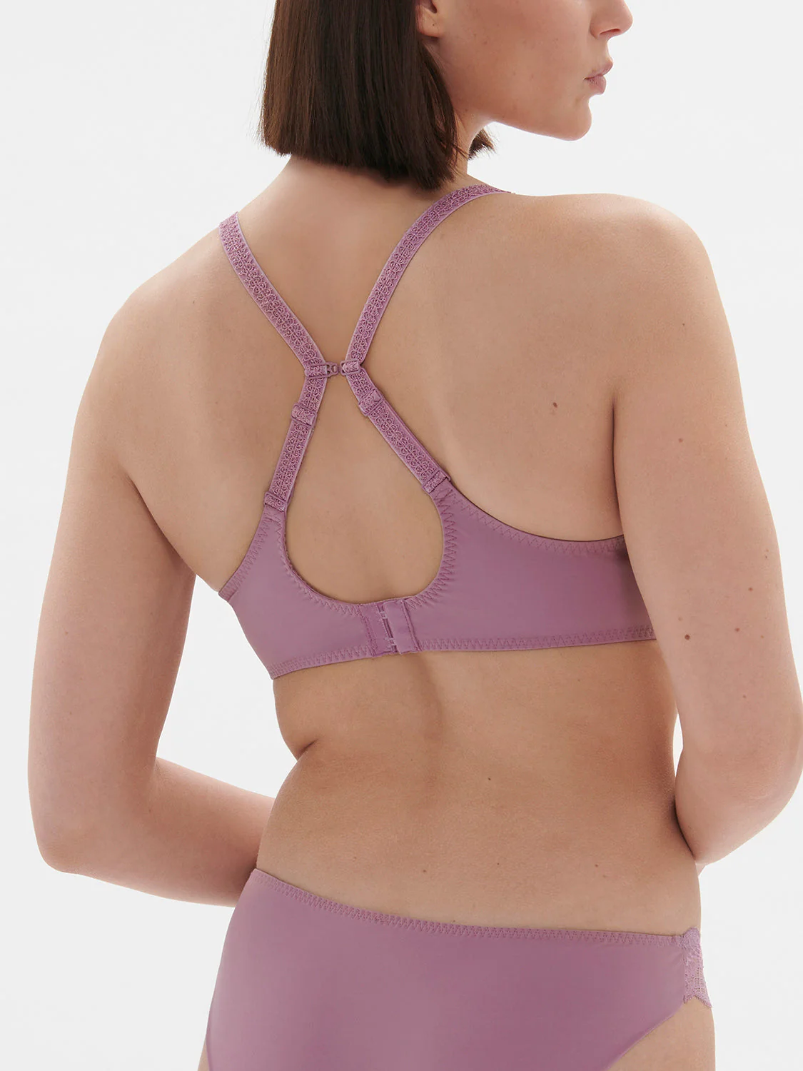 Spacer plunge bra - Glamourous Mauve - Image 8