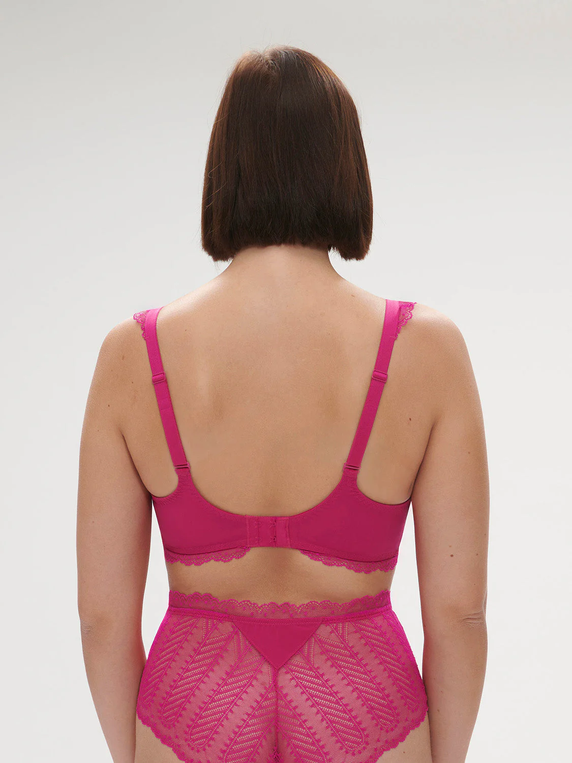 Spacer plunge bra - Hibiscus Pink - Image 10