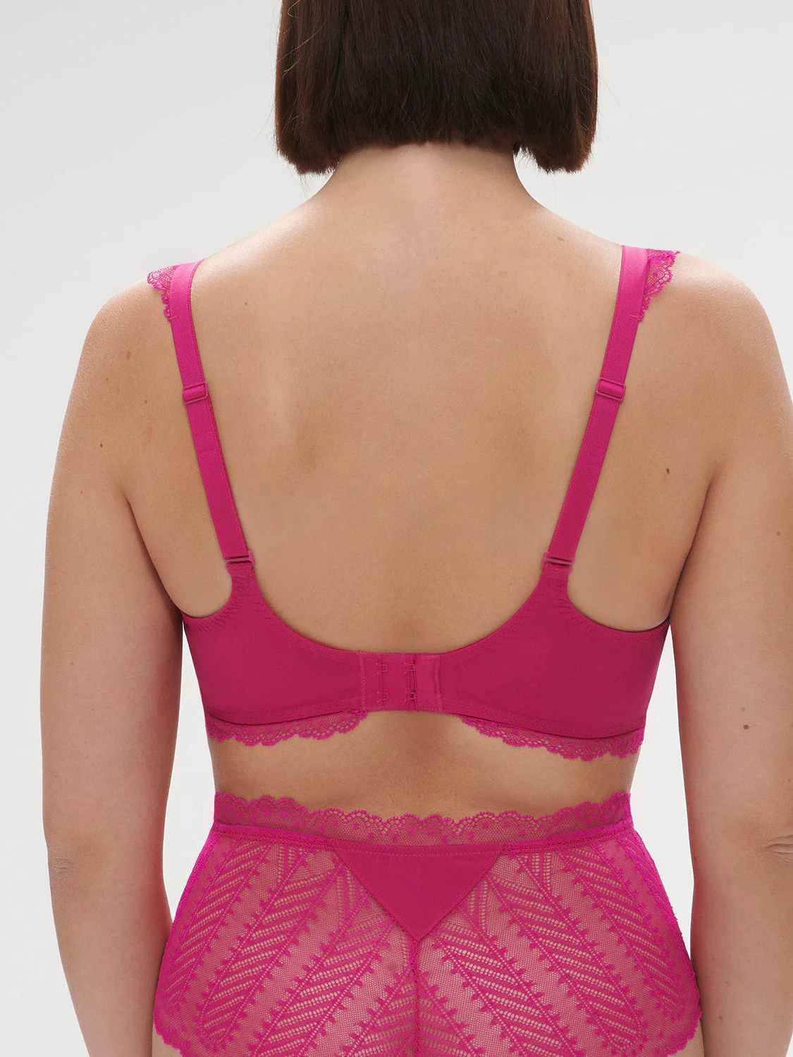 Spacer plunge bra - Hibiscus Pink - Image 7