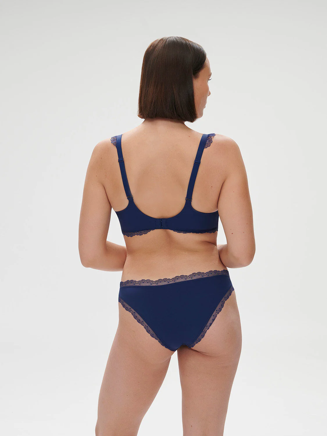 Spacer plunge bra - Midnight - Image 11