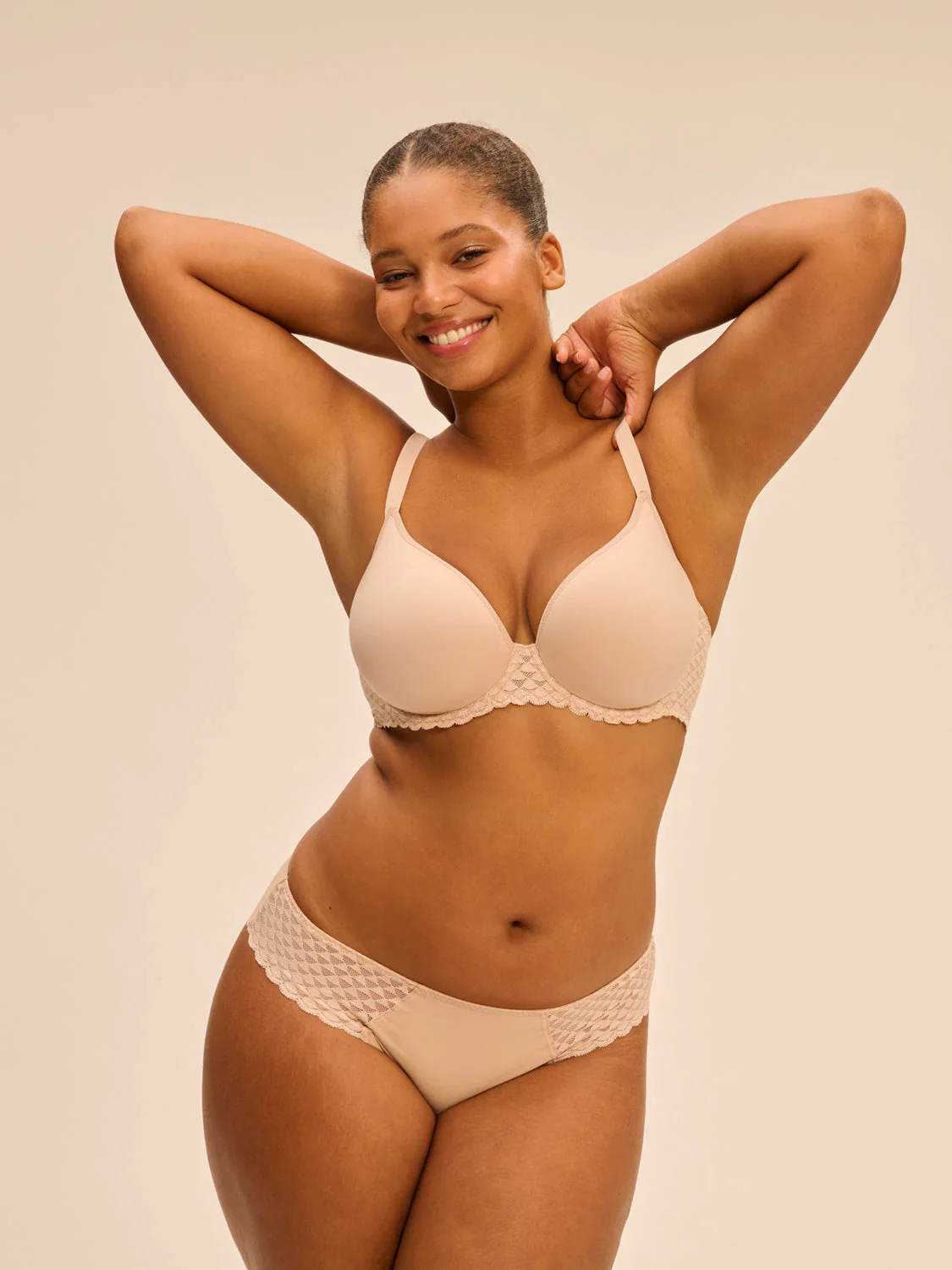Spacer plunge bra - Peau rosée - Image 6