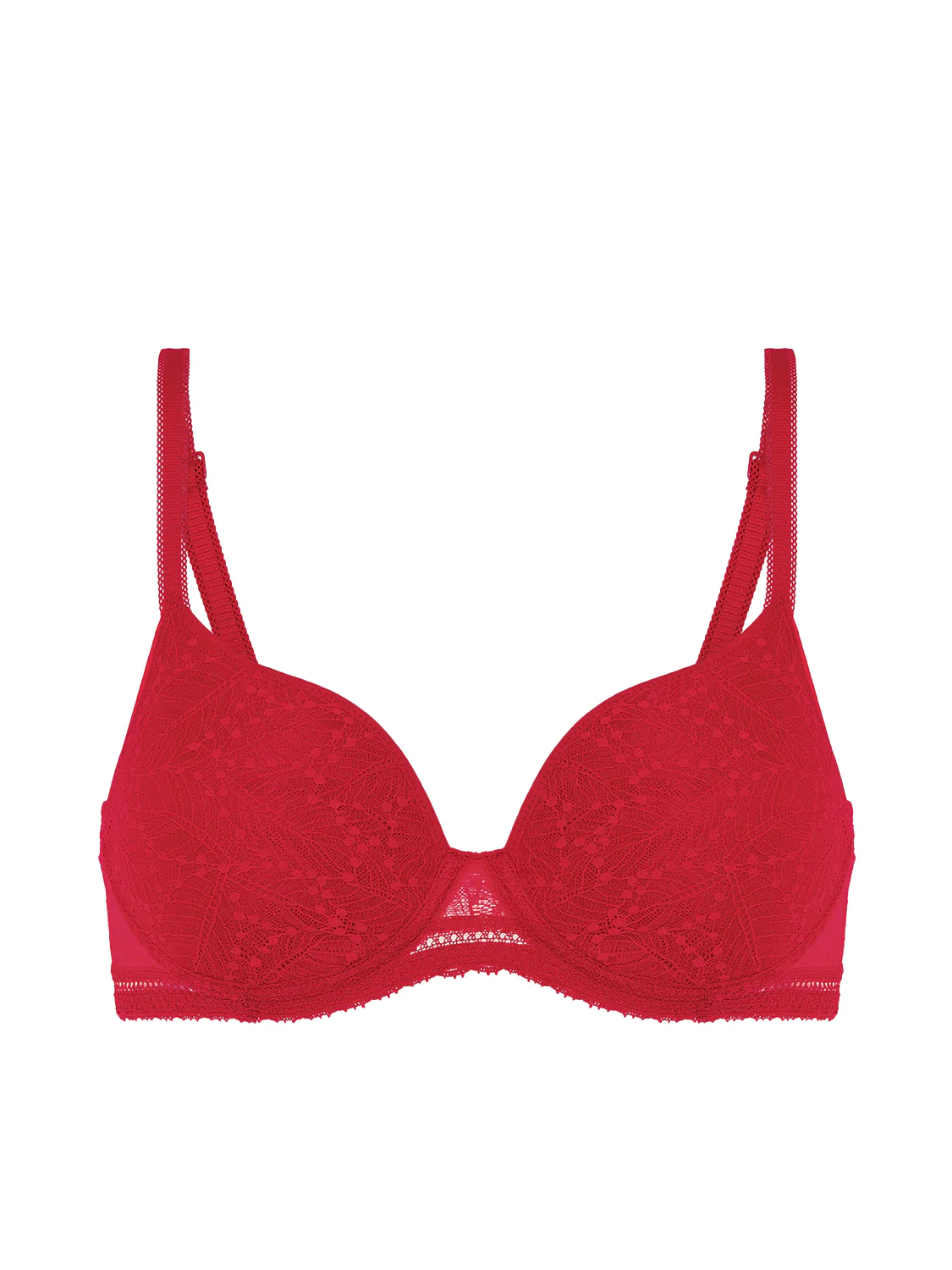 Spacer plunge bra - Ruby pink - Image 6